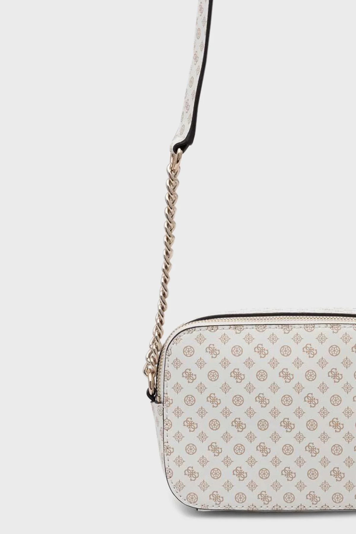 Guess Arlena 4G Logolu Ayarlanabilir Zincir Askılı HWPS9336140 Bayan Çanta HWPS93 36140 WLO BEYAZ - 3