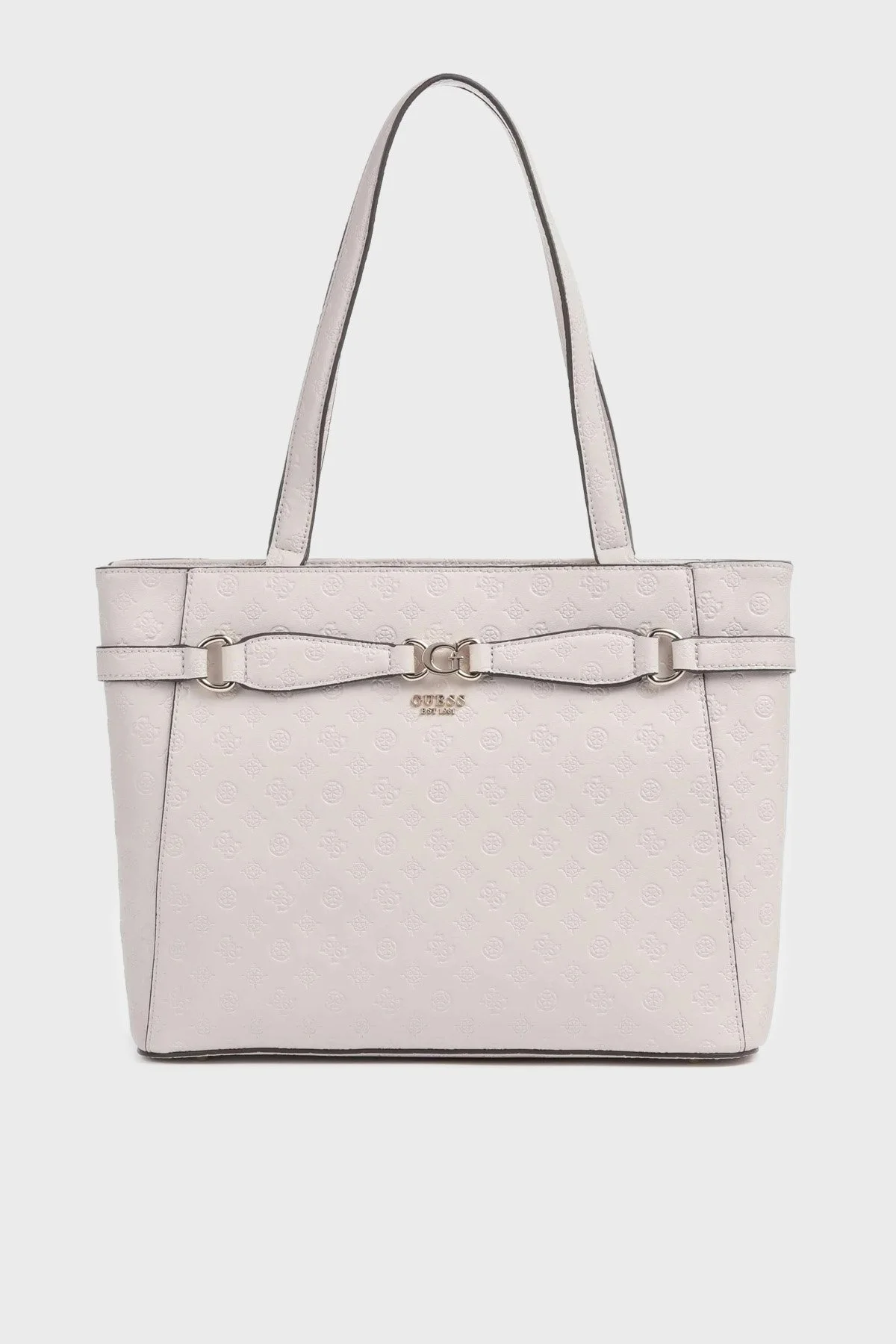 Guess Arlena 4G Logolu Fermuarlı Büyük HWPG9336250 Bayan Çanta HWPG93 36250 TPG PUDRA - 1