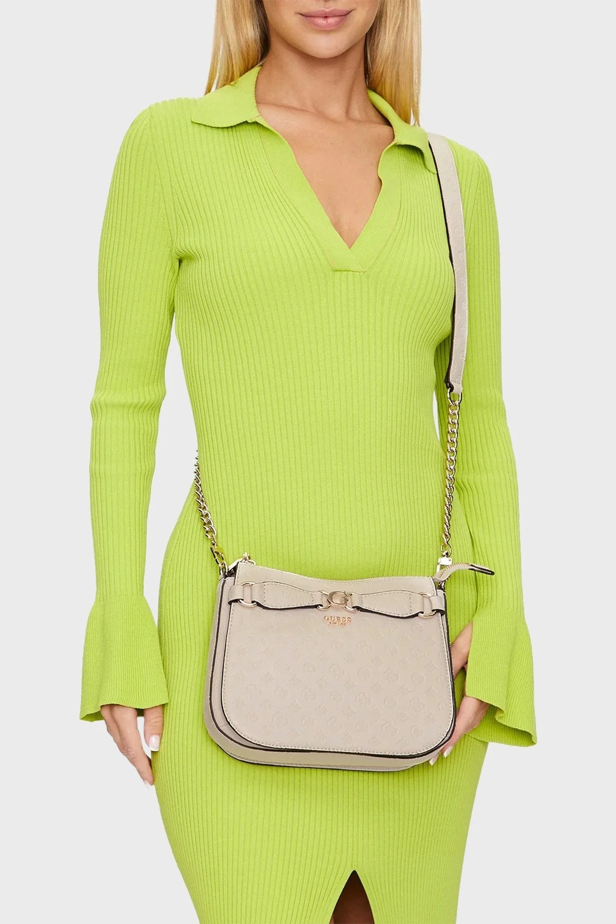 Guess Arlena Logolu Ayarlanabilir Askılı HWPG9336040 Bayan Çanta HWPG93 36040 TPG VİZON - 2