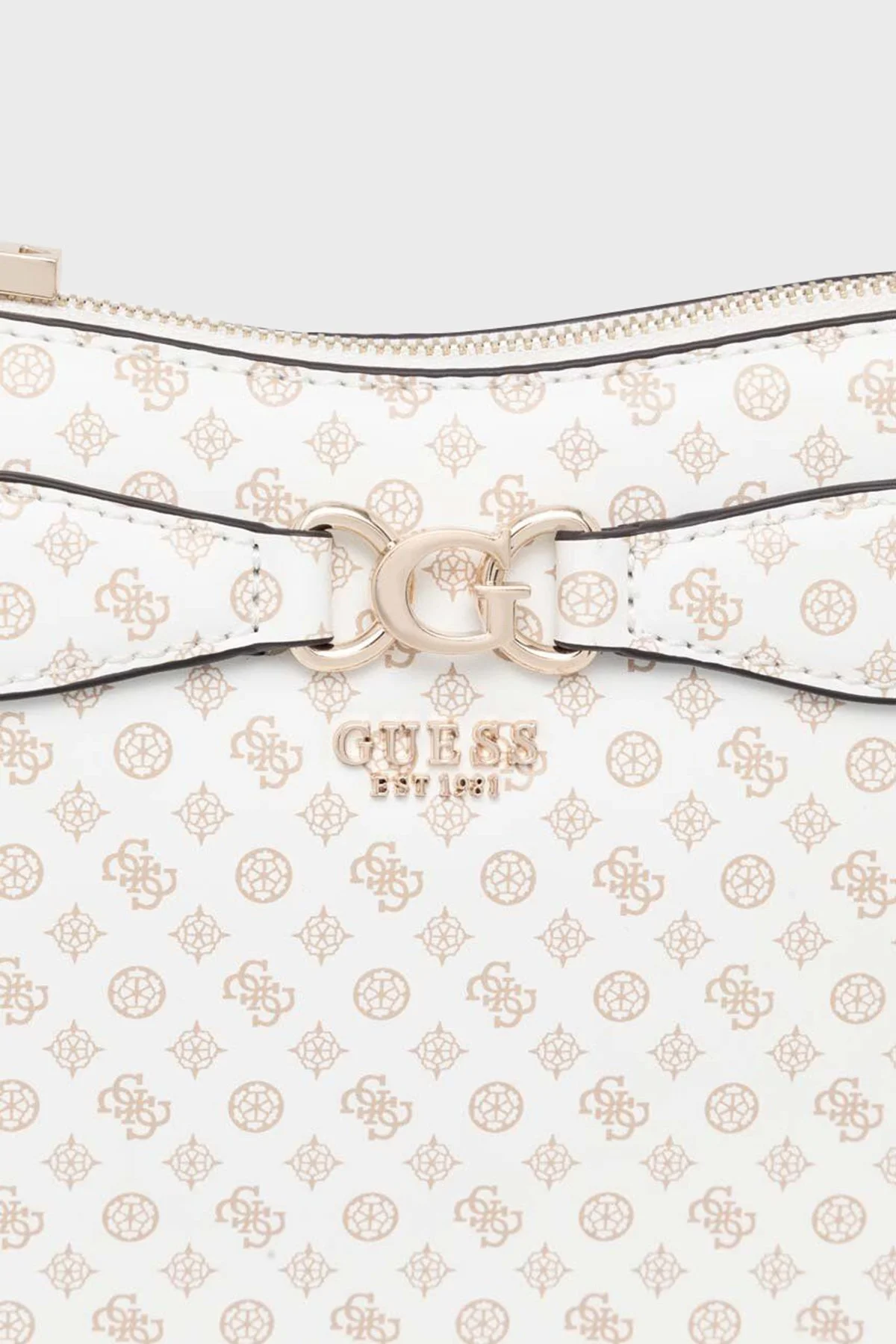 Guess Arlena Logolu Ayarlanabilir Çapraz Askılı HWPS9336040 Bayan Çanta HWPS93 36040 WLO BEYAZ - 4