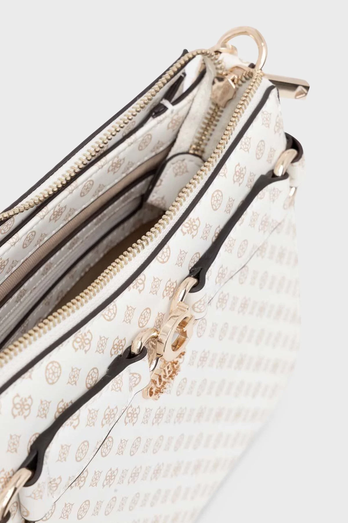 Guess Arlena Logolu Ayarlanabilir Çapraz Askılı HWPS9336040 Bayan Çanta HWPS93 36040 WLO BEYAZ - 5