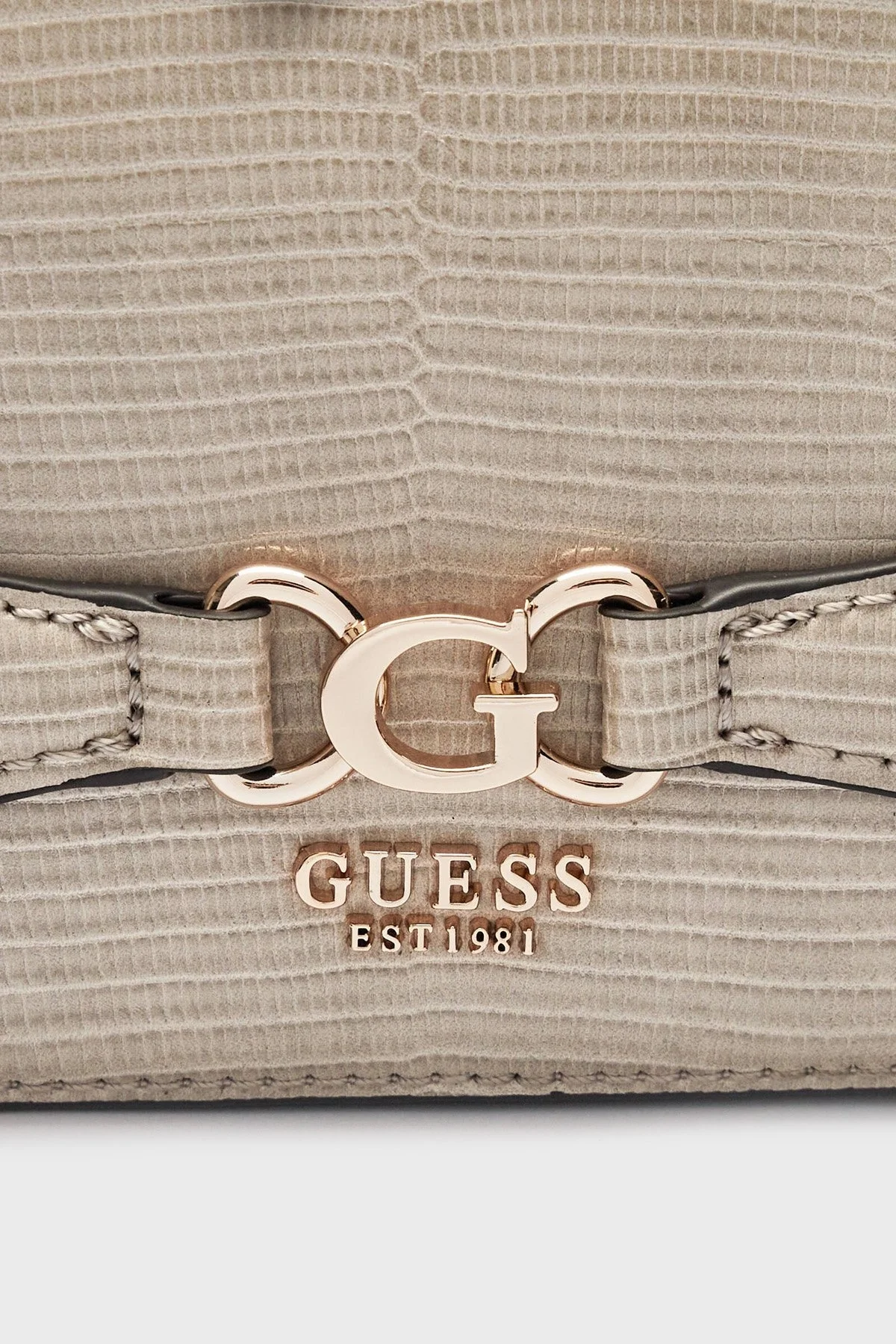 Guess Arlena Logolu Ayarlanabilir Zincir Askılı HWKG9333210 Bayan Çanta HWKG93 33210 TAU KREM - 6