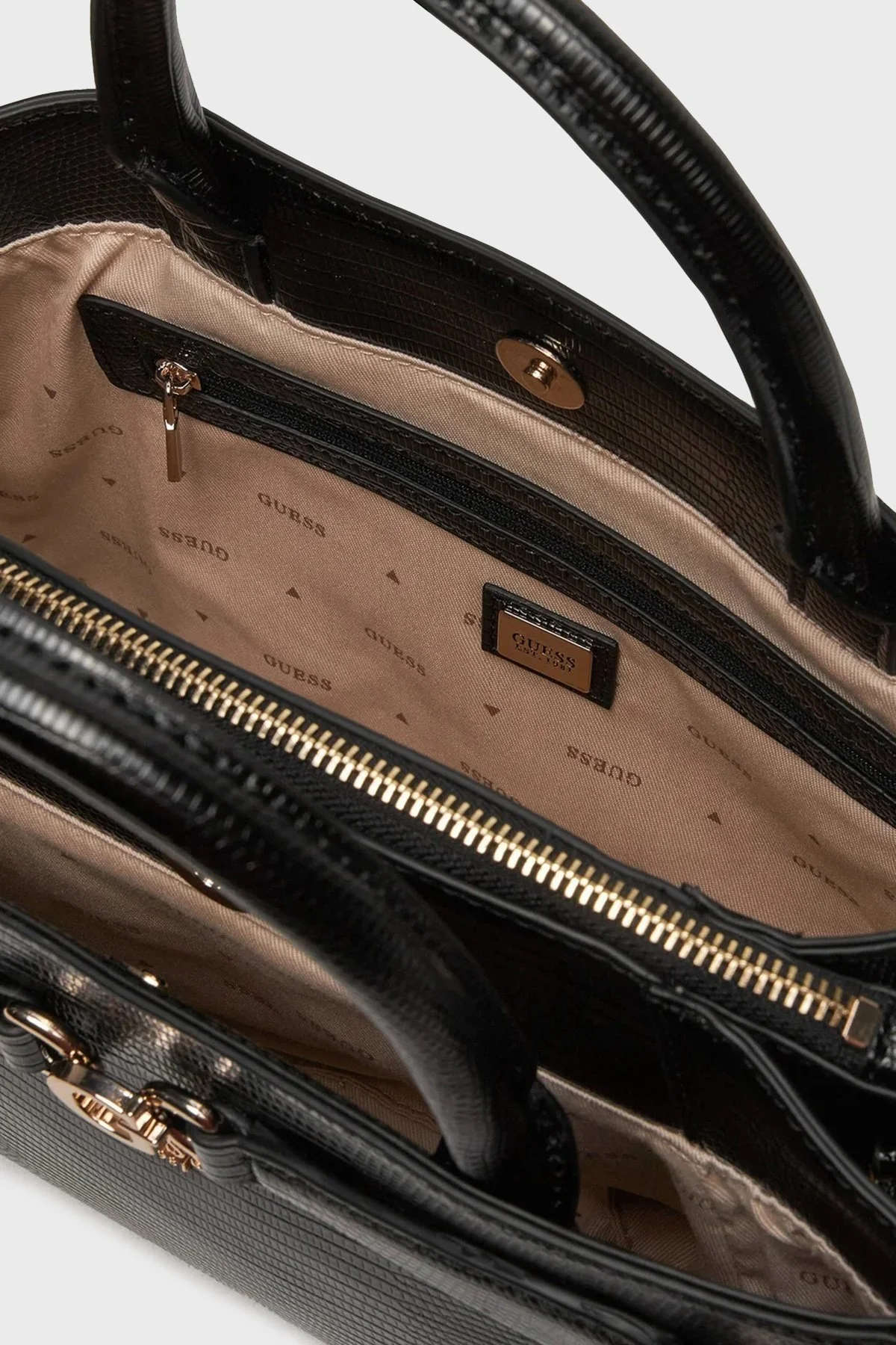 Guess Arlena Logolu Çıkarılabilir Askılı HWKG9333060 Bayan Çanta HWKG93 33060 BLA SİYAH - 5