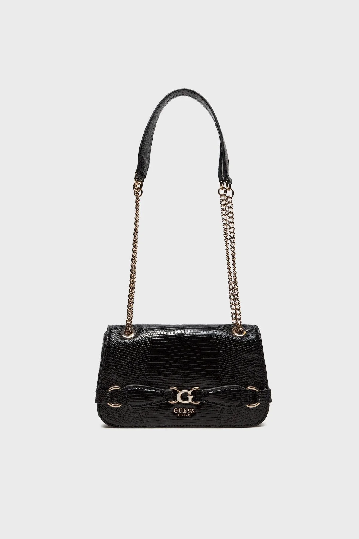 Guess Arlena Logolu Desenli HWKG9333210 Bayan Çanta HWKG93 33210 BLA SİYAH - 1