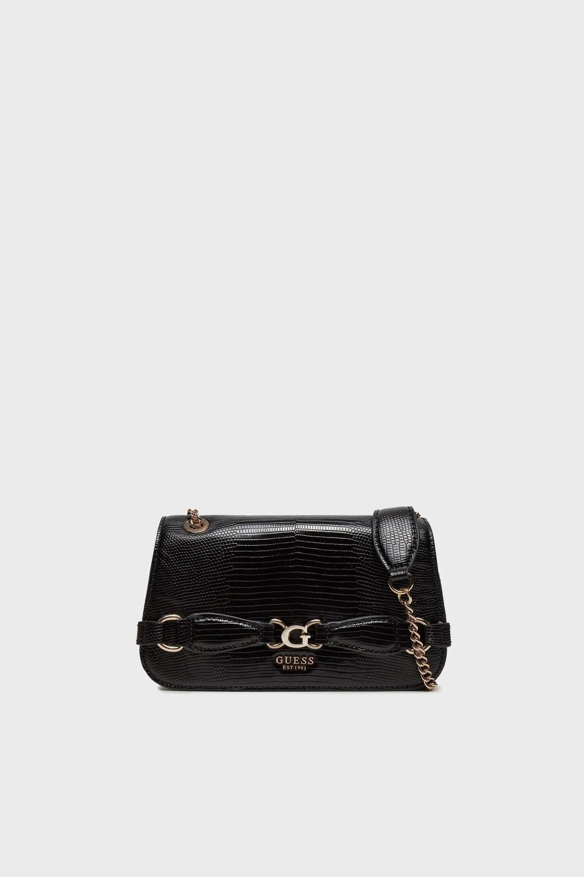 Guess Arlena Logolu Desenli HWKG9333210 Bayan Çanta HWKG93 33210 BLA SİYAH - 4