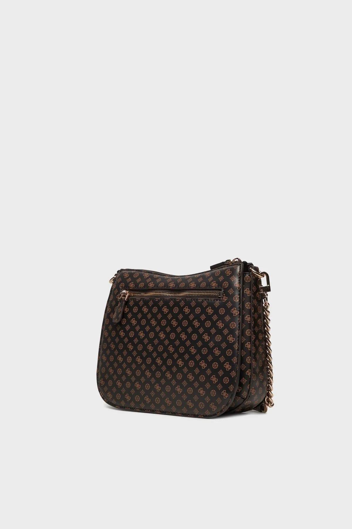 Guess Arlena Logolu Fermuarlı Çıkarılabilir Zincir Askılı HWPS9336040 Bayan Çanta HWPS93 36040 MLO KAHVE - 3