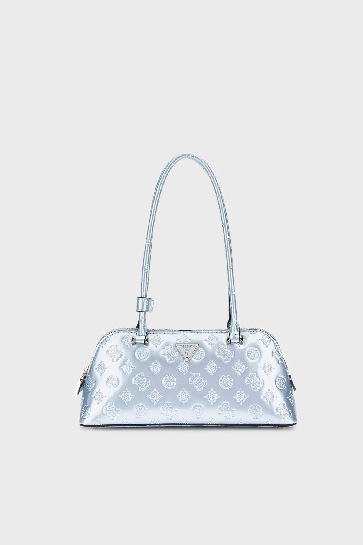 Guess Arnela 4G Logolu Omuz Askılı HWTG9496080 Bayan Çanta HWTG94 96080 PBO AÇIK MAVİ - 5