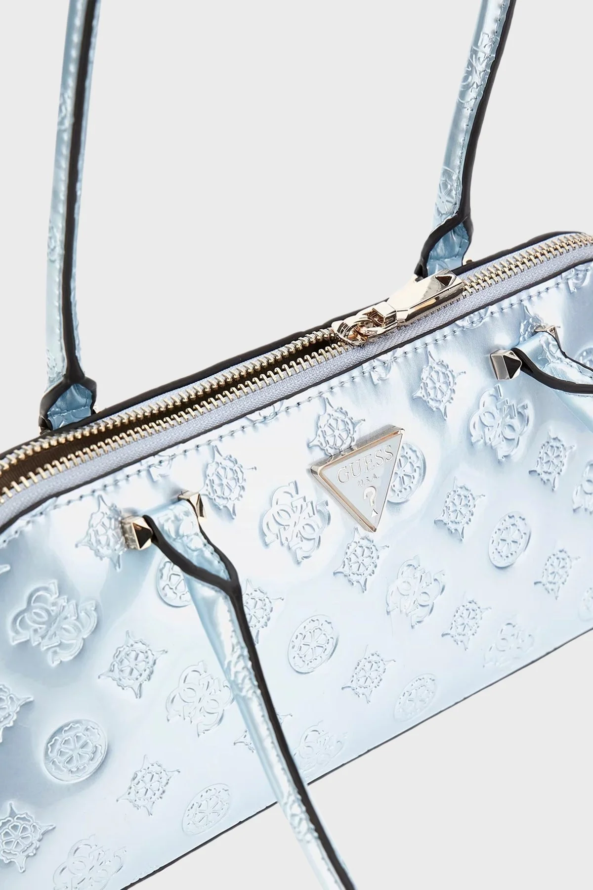 Guess Arnela 4G Logolu Omuz Askılı HWTG9496080 Bayan Çanta HWTG94 96080 PBO AÇIK MAVİ - 7