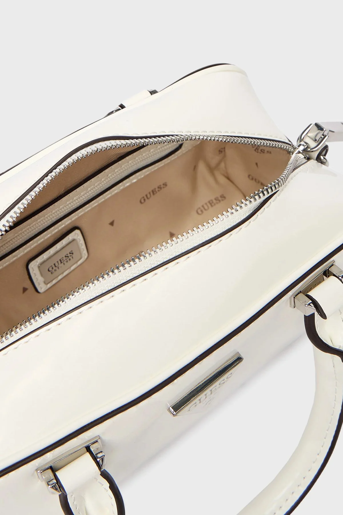 Guess Arnela Logolu Ayarlanabilir Askılı HWNY9496740 Bayan Çanta HWNY94 96740 WHI BEYAZ - 6