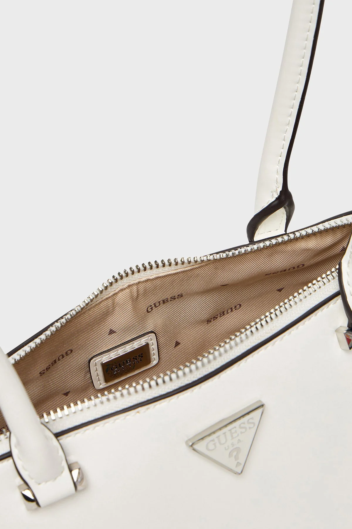 Guess Arnela Logolu Sabit Askılı HWNY9496080 Bayan Çanta HWNY94 96080 WHI BEYAZ - 5