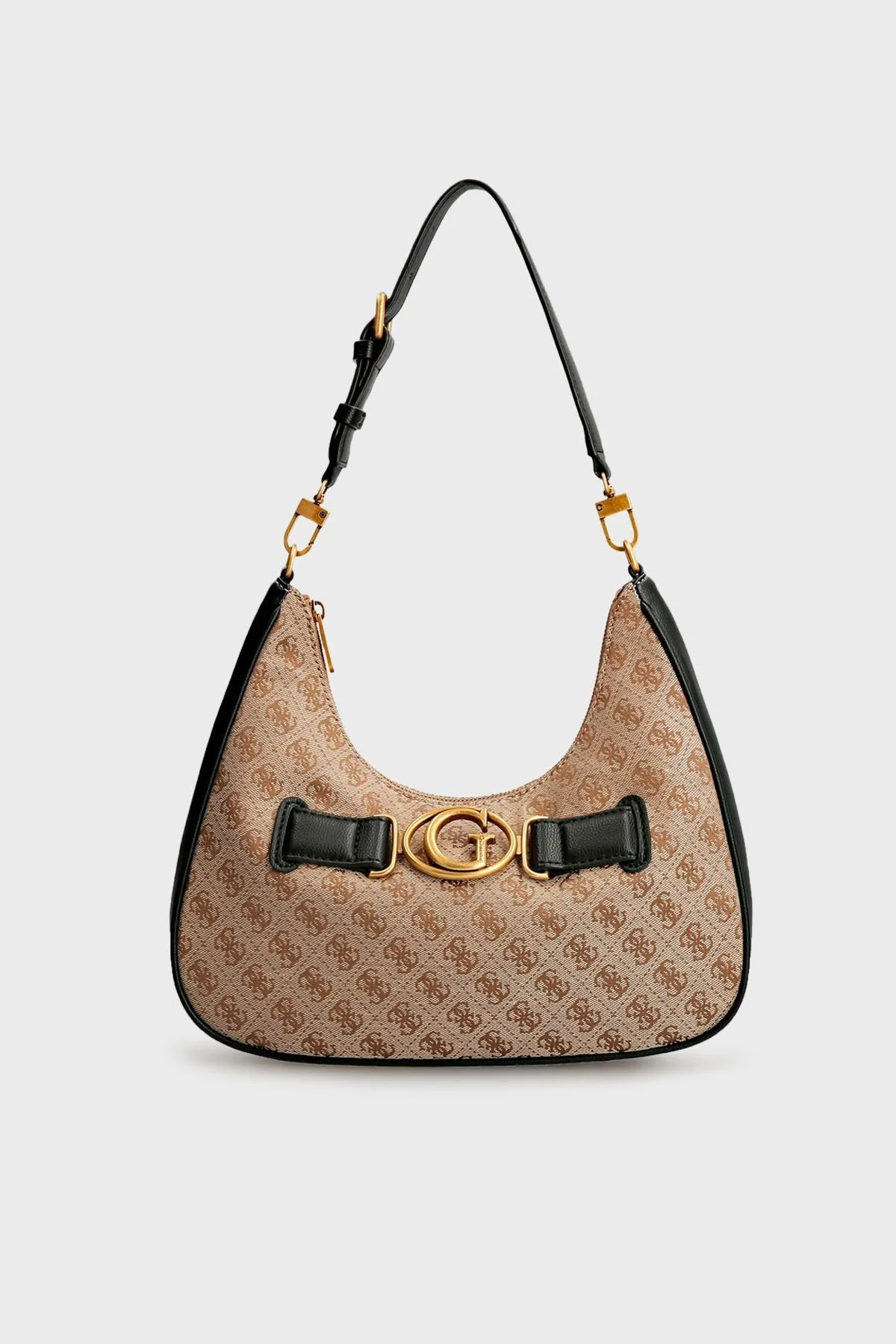 Guess Aviana Logolu Fermuarlı Kol Bayan Çanta HWJB8414020 LBL KAHVE - 1