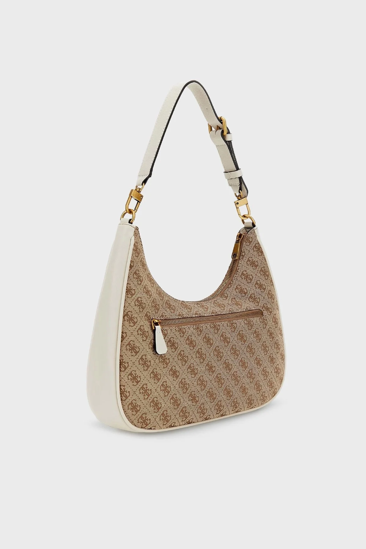 Guess Aviana Logolu Fermuarlı Kol Bayan Çanta HWJB8414020 LTS KAHVE - 4