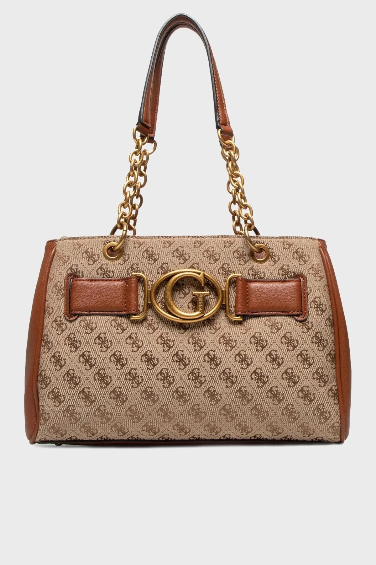 Guess Aviana Logolu Zincir Askılı Bayan Çanta HWJB8414060 LCO KAHVE - 1