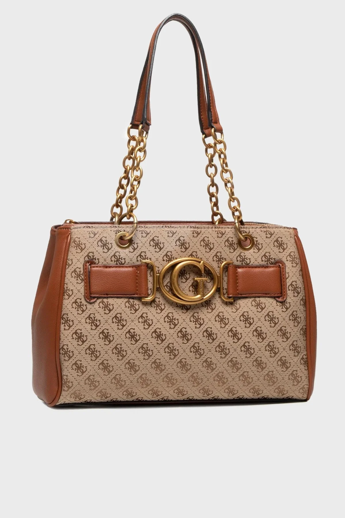 Guess Aviana Logolu Zincir Askılı Bayan Çanta HWJB8414060 LCO KAHVE - 2