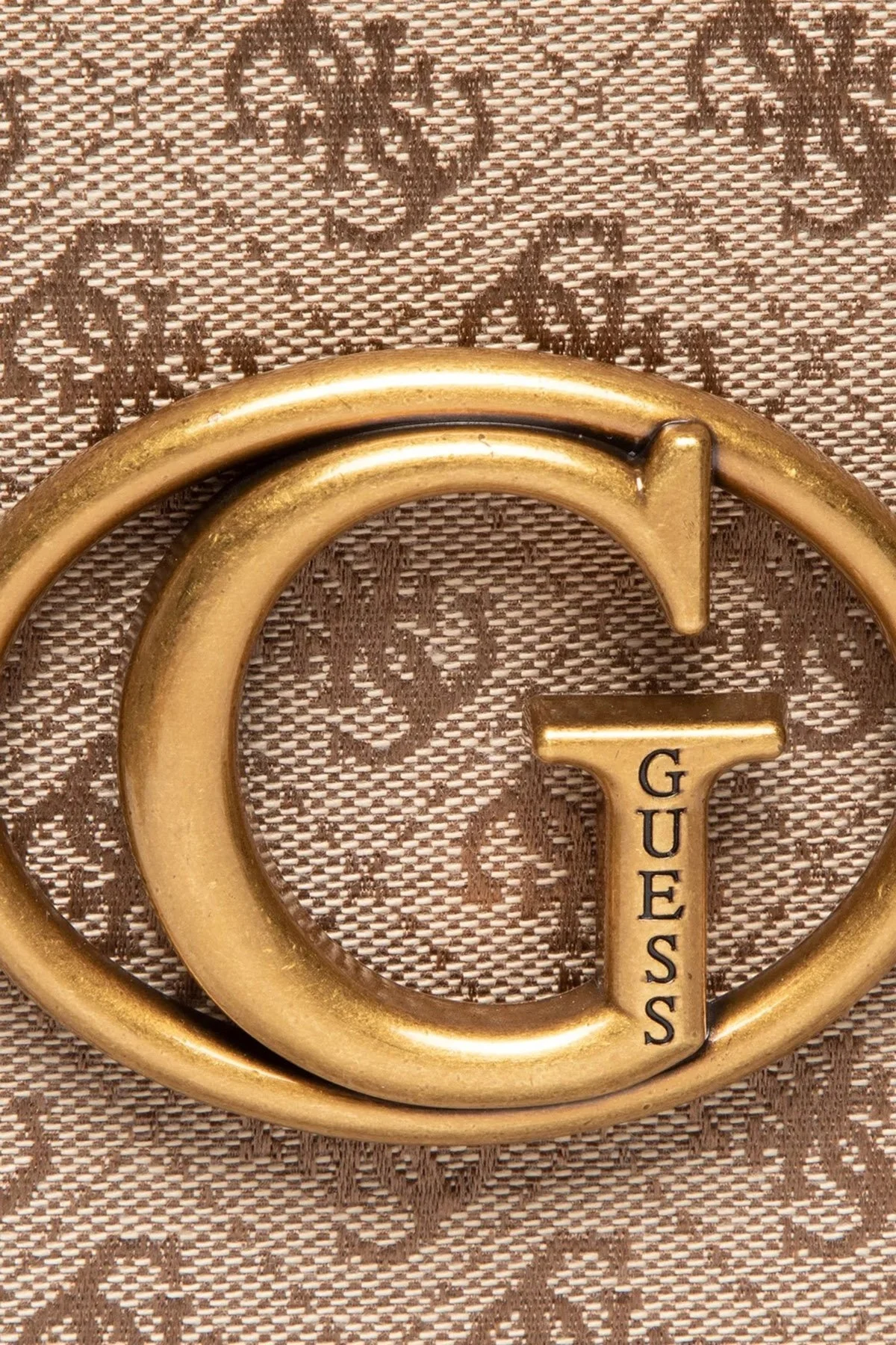 Guess Aviana Logolu Zincir Askılı Bayan Çanta HWJB8414060 LCO KAHVE - 3