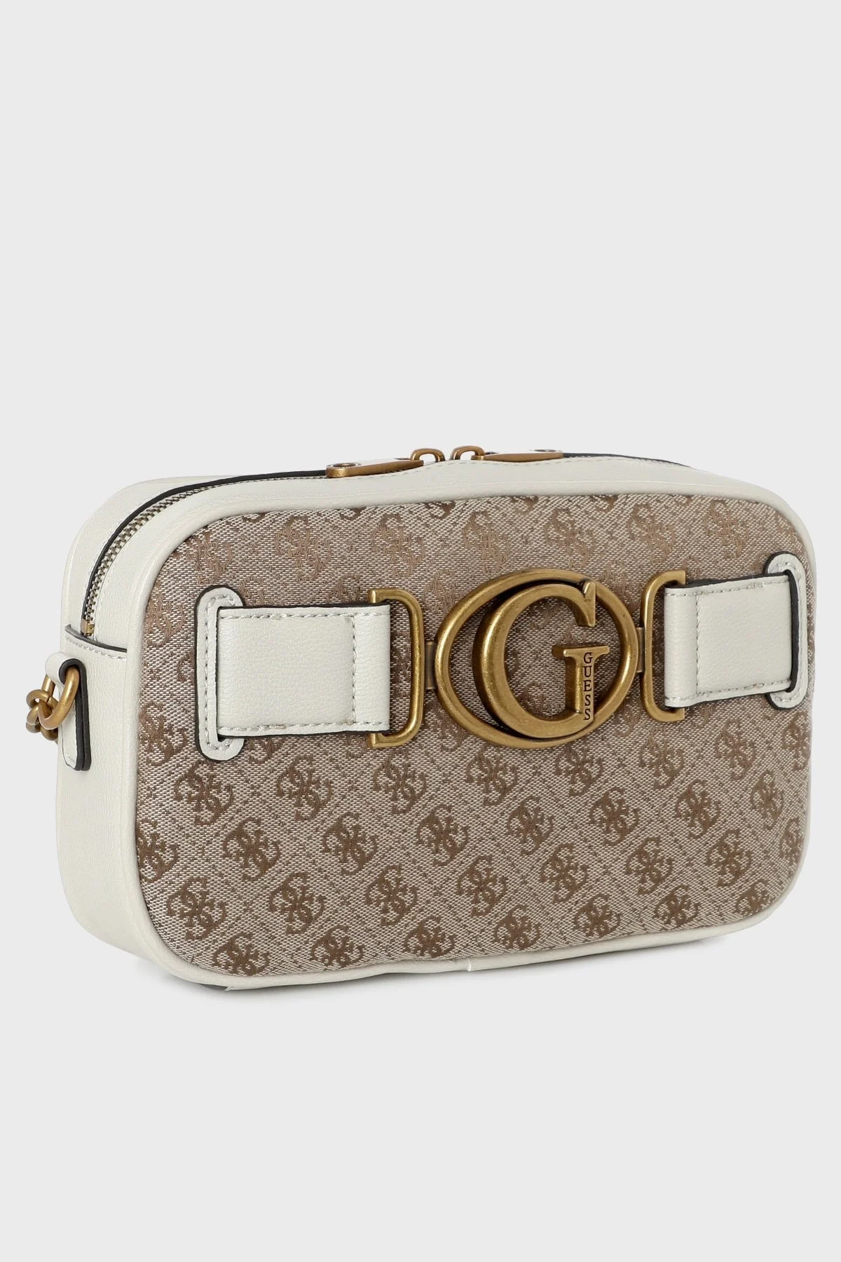 Guess Aviana Logolu Zincir Askılı Mini Çapraz Bayan Çanta HWJB8414140 LTS KAHVE - 3