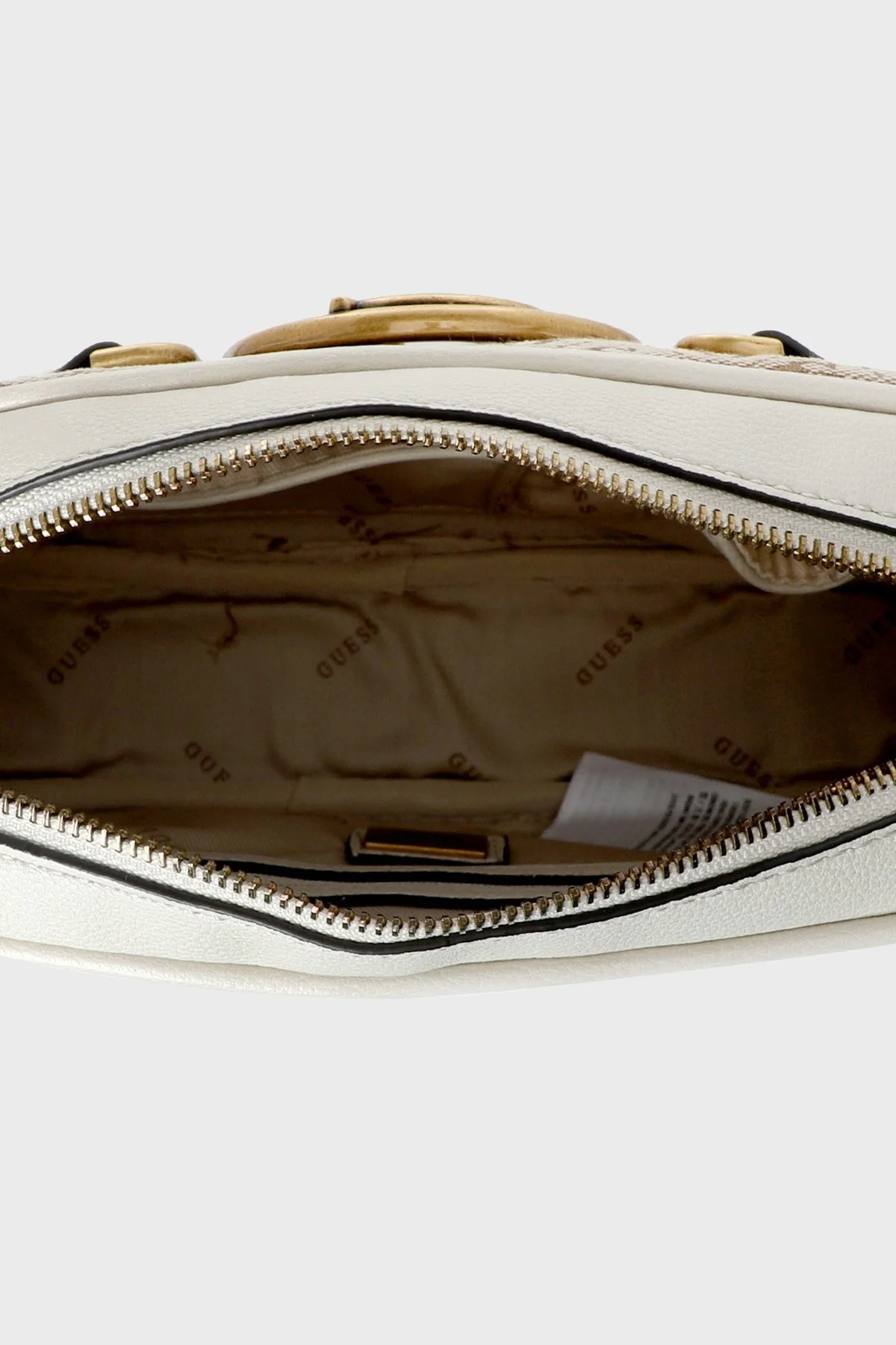 Guess Aviana Logolu Zincir Askılı Mini Çapraz Bayan Çanta HWJB8414140 LTS KAHVE - 5