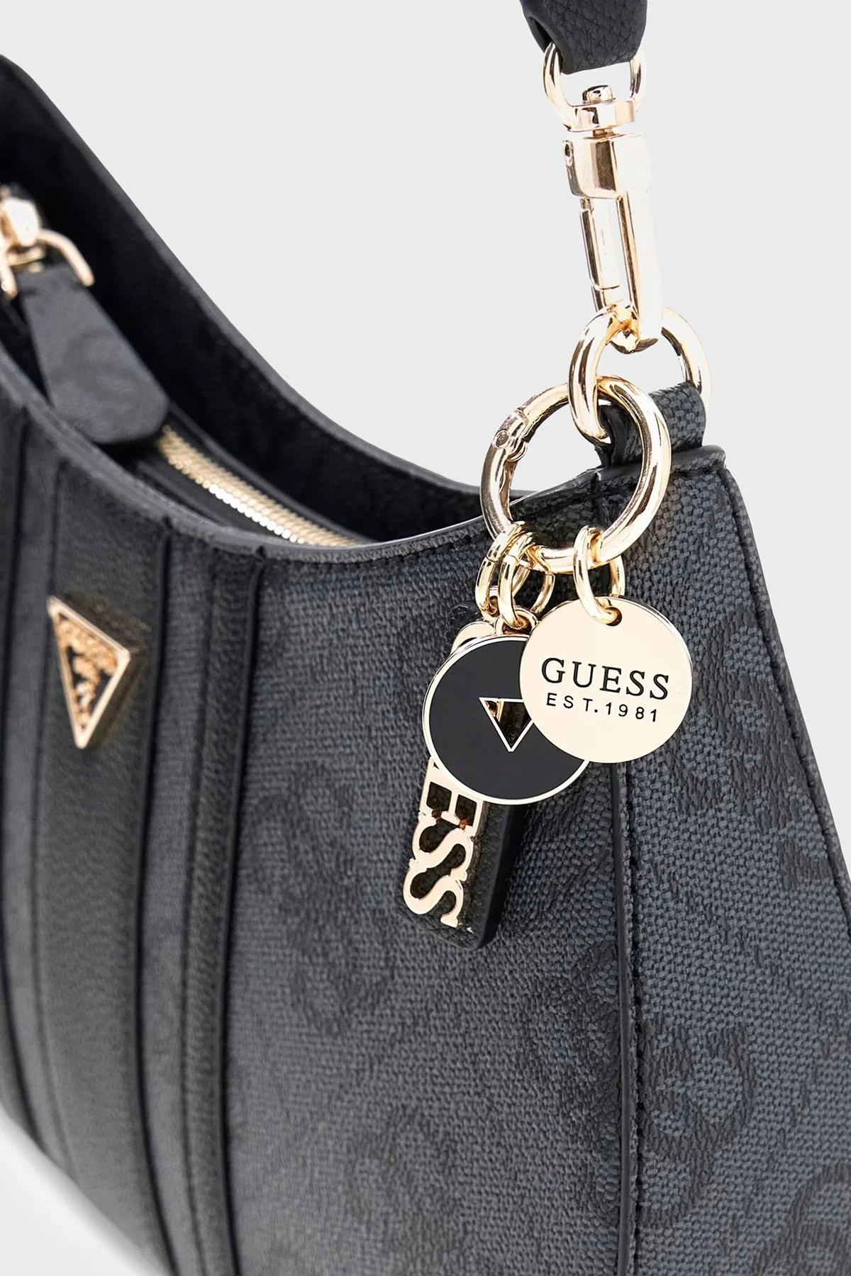Guess Ayarlanabilir Omuz Askılı HWSS9672180 Kadın Çanta HWSS96 72180 CLO ANTRASİT - 5