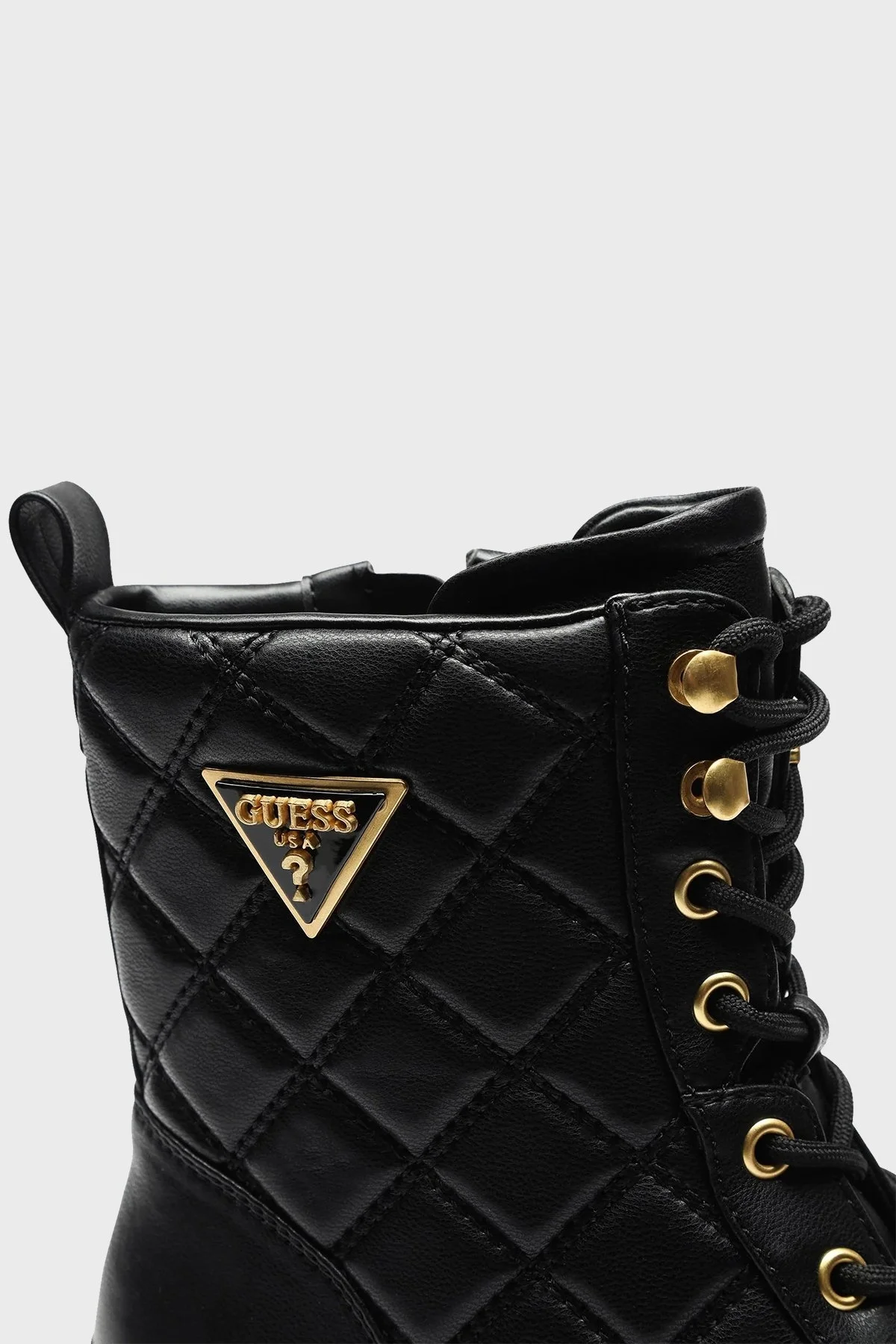 Guess Badae Logolu Kapitone Bayan Bot FL7BDE ELE10 BLACK SİYAH - 5