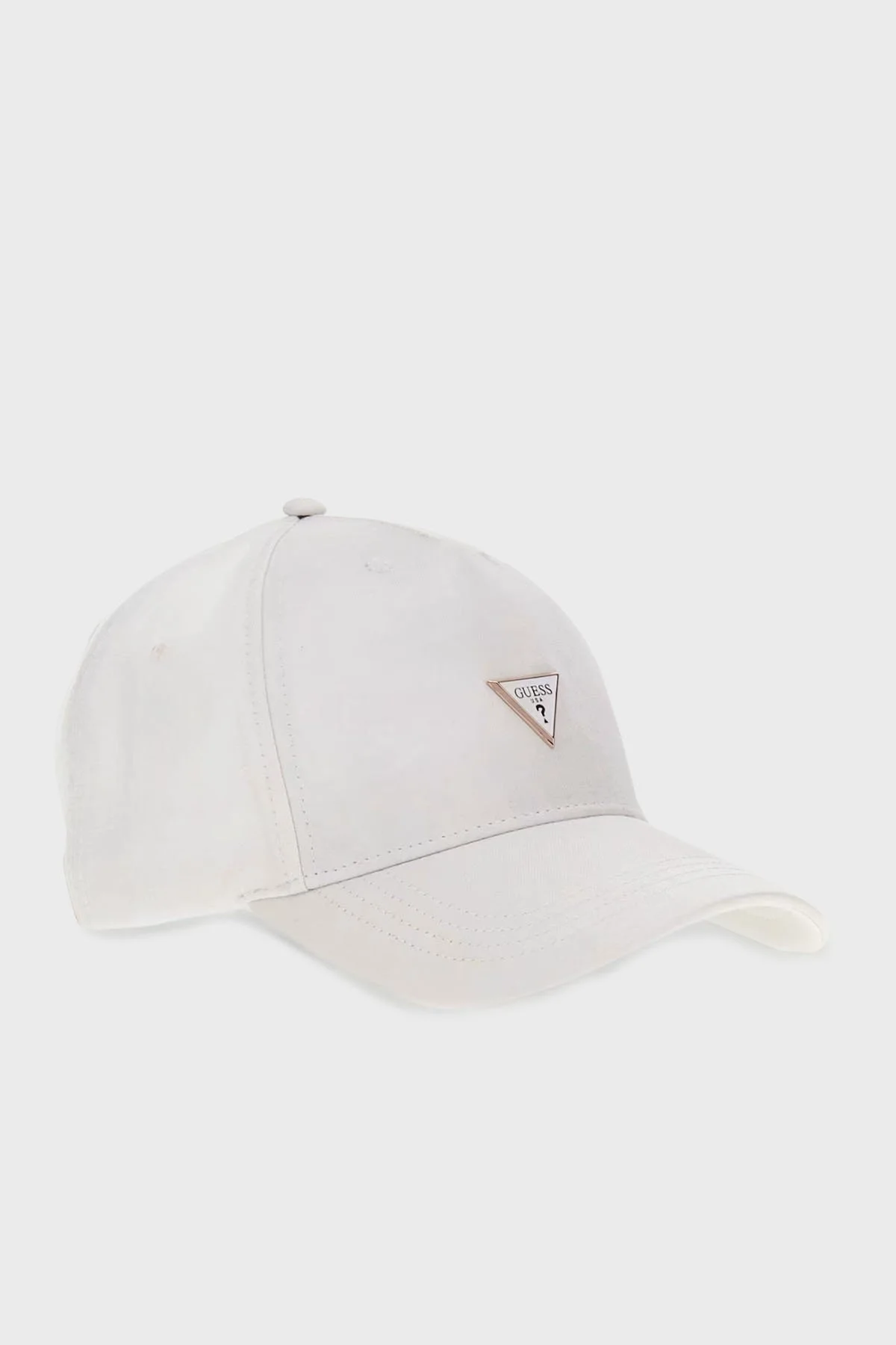 Guess Baseball Logolu % 100 Pamuk AW5283COT01 Bayan Şapka AW5283 COT01 WHI BEYAZ - 1