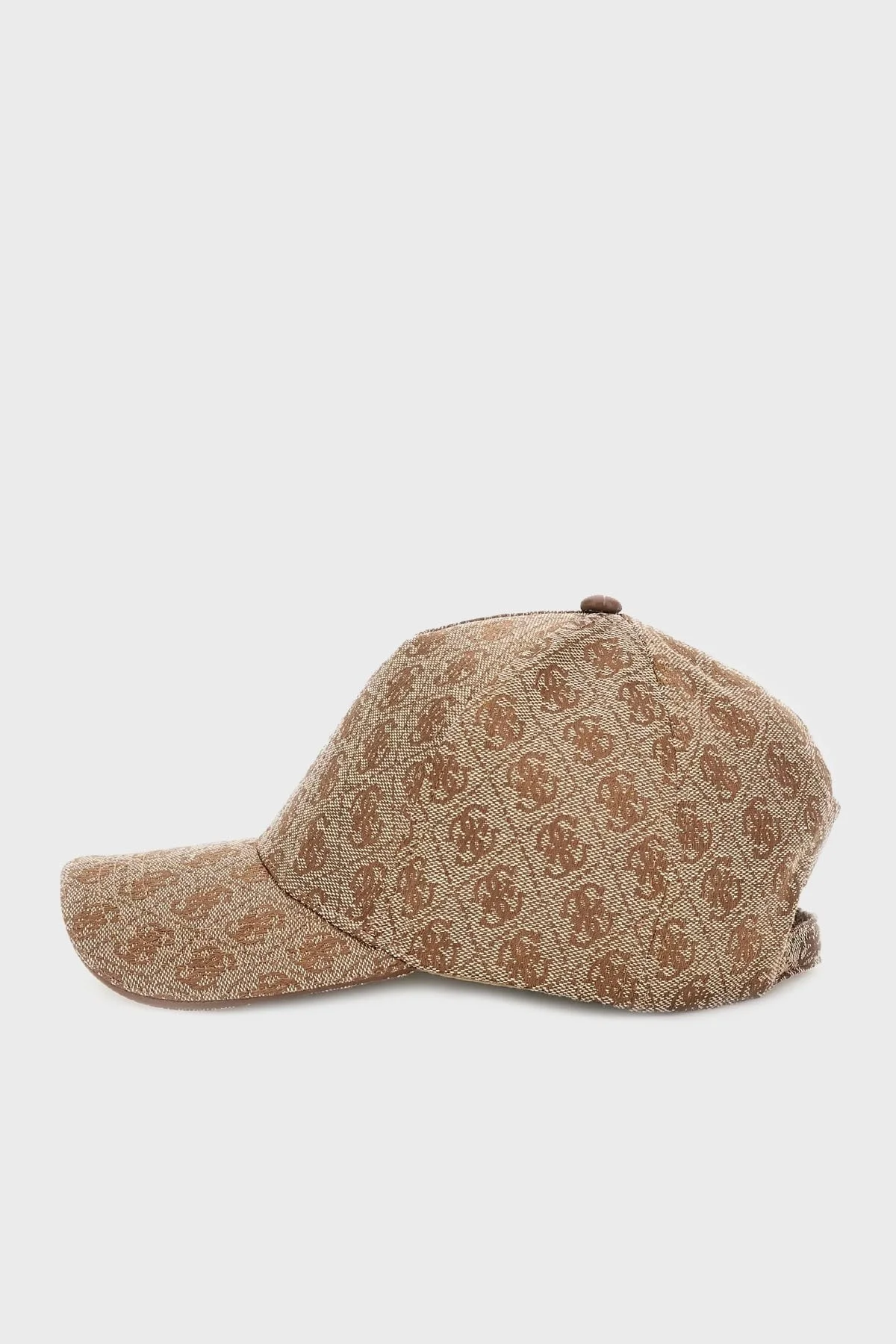 Guess Baseball Logolu Desenli AW5155POL03 Bayan Şapka AW5155 POL03 LTL KAHVE - 2
