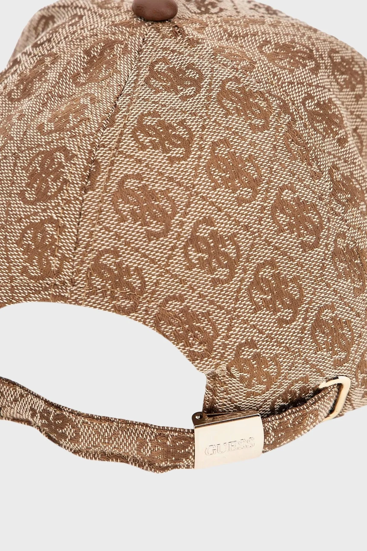 Guess Baseball Logolu Desenli AW5155POL03 Bayan Şapka AW5155 POL03 LTL KAHVE - 3