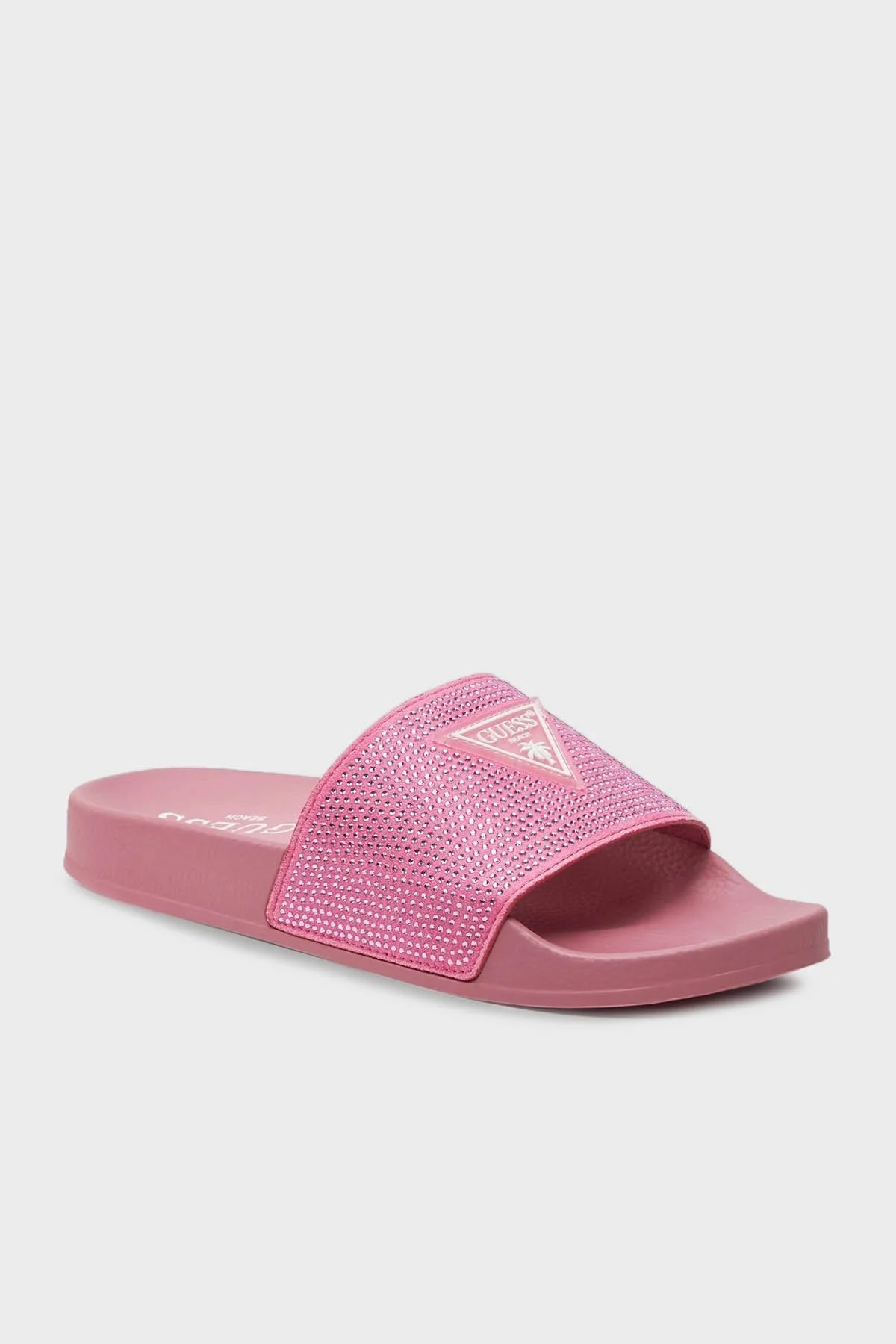 Guess Beach Taşlı Plaj E4GZ25BB00F Bayan Terlik E4GZ25 BB00F G6N3 PEMBE - 2