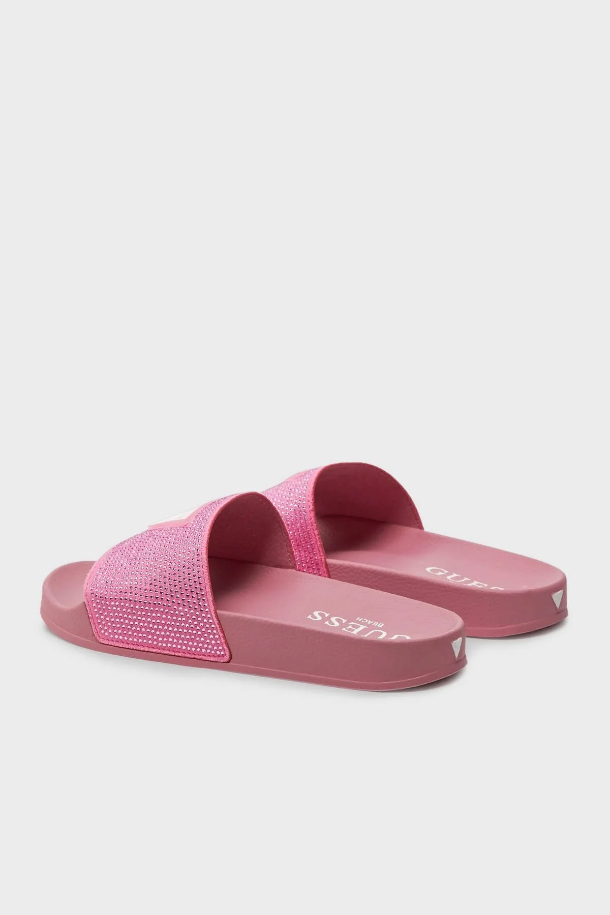 Guess Beach Taşlı Plaj E4GZ25BB00F Bayan Terlik E4GZ25 BB00F G6N3 PEMBE - 4