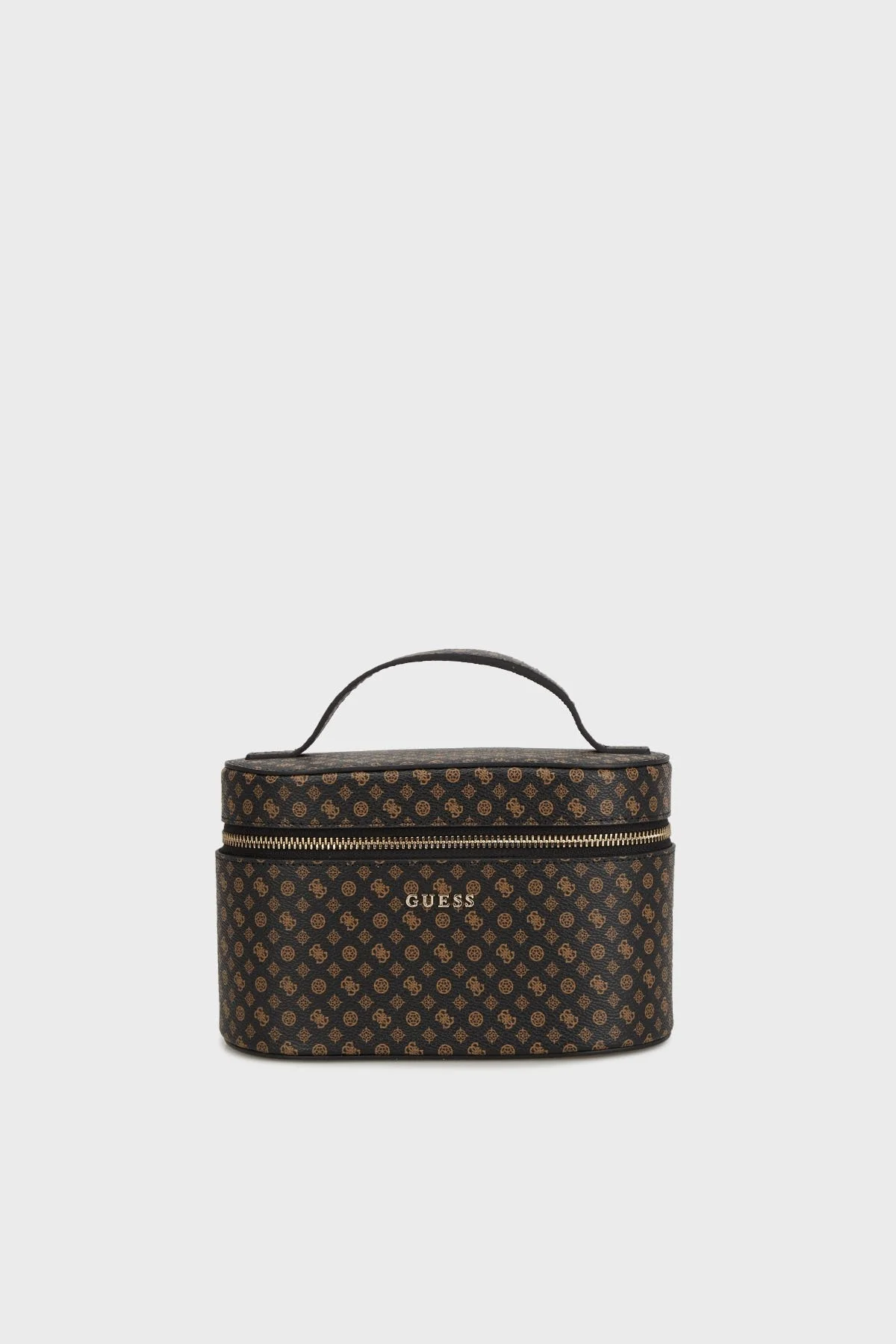 Guess Beauty Logolu Fermuarlı Kozmetik PW7479P4461 Bayan Çanta PW7479 P4461 MOM SİYAH - 1