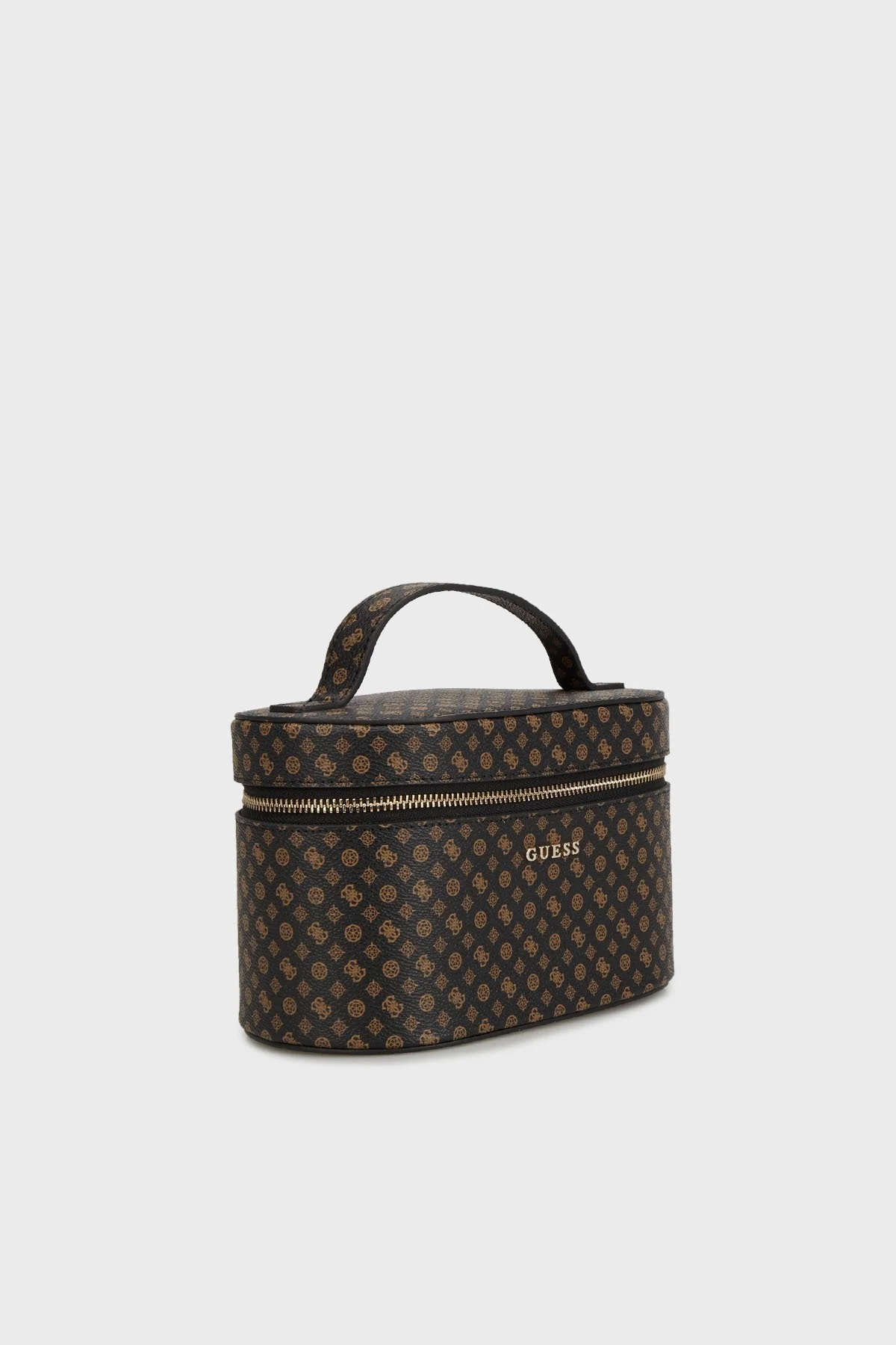 Guess Beauty Logolu Fermuarlı Kozmetik PW7479P4461 Bayan Çanta PW7479 P4461 MOM SİYAH - 4