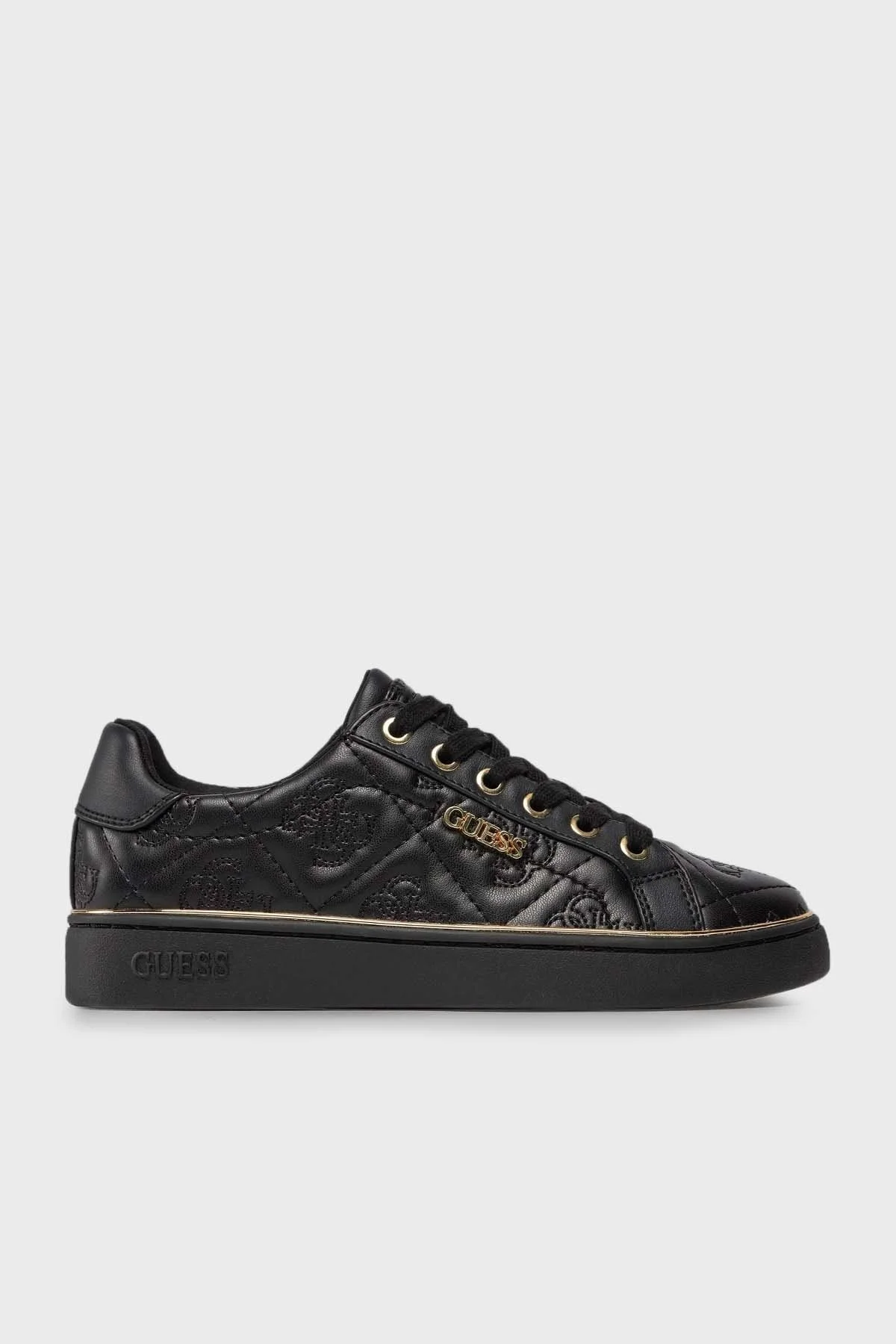 Guess Beckie Logolu Sneaker FLPB10FAL12BLACK Bayan Ayakkabı FLPB10FAL12 BLACK SİYAH - 1