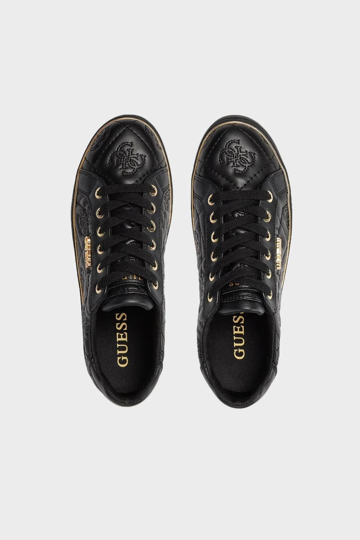 Guess Beckie Logolu Sneaker FLPB10FAL12BLACK Bayan Ayakkabı FLPB10FAL12 BLACK SİYAH - 5