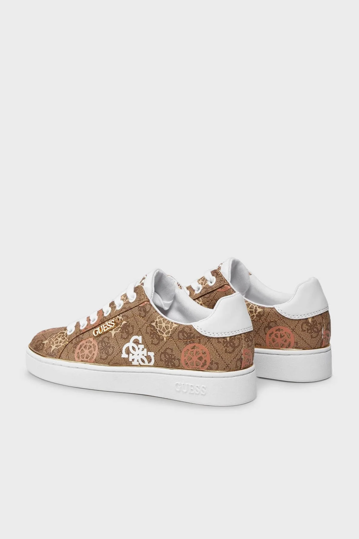 Guess Beckie Logolu Sneaker FLPB10 FAL12 Bayan Ayakkabı FLPB10FAL12 MULTI KAHVE-BEYAZ - 3