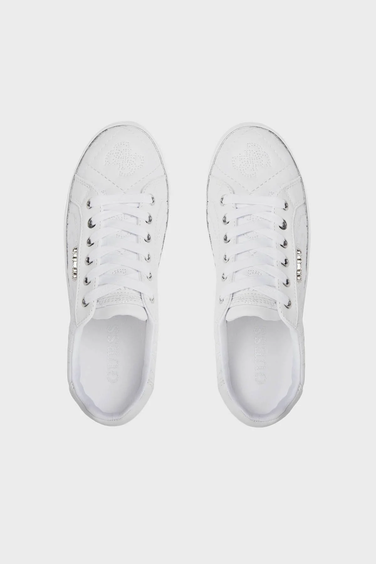 Guess Beckie Logolu Sneaker FLPB10FAL12WHITE Bayan Ayakkabı FLPB10FAL12 WHITE BEYAZ - 5