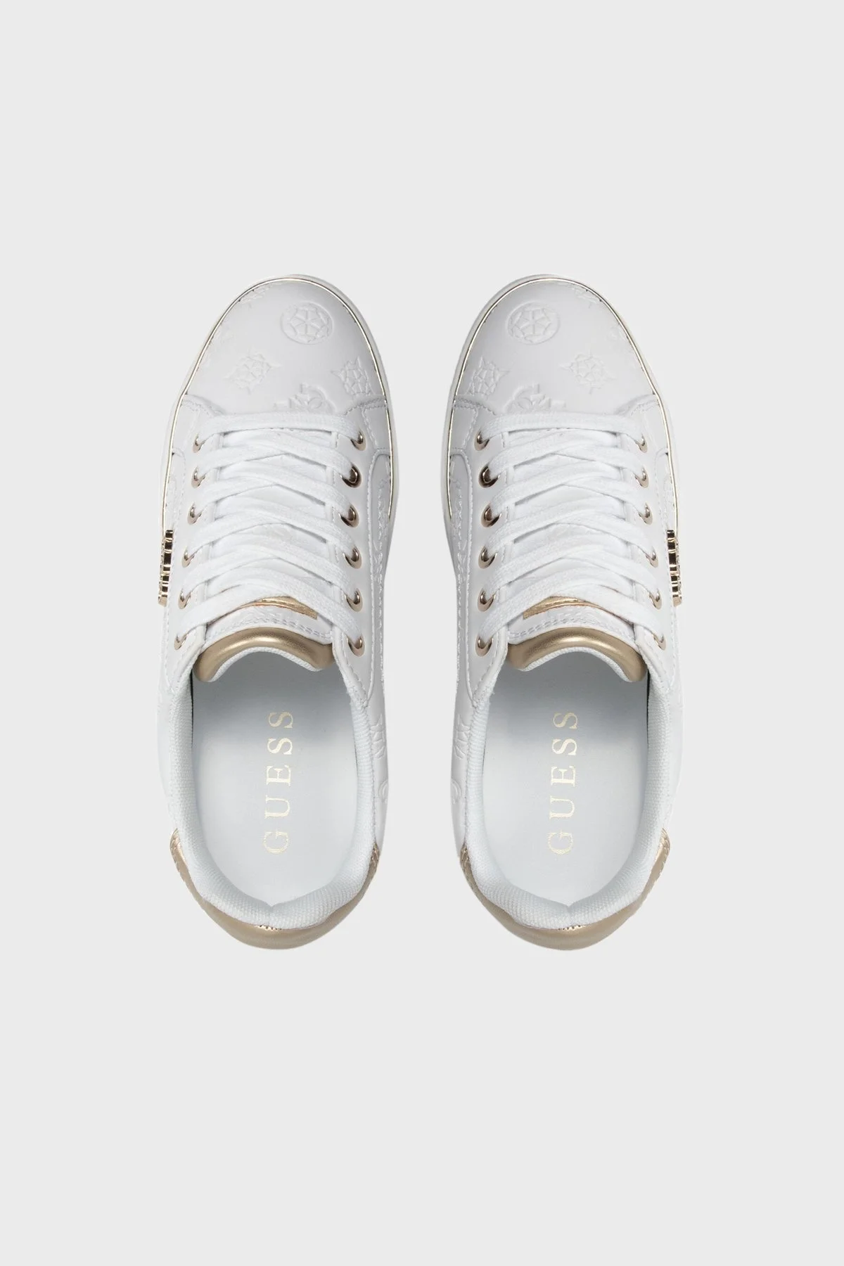 Guess Beckie Sneaker Bayan Ayakkabı FL5BEKFAL12 WHITE BEYAZ - 6