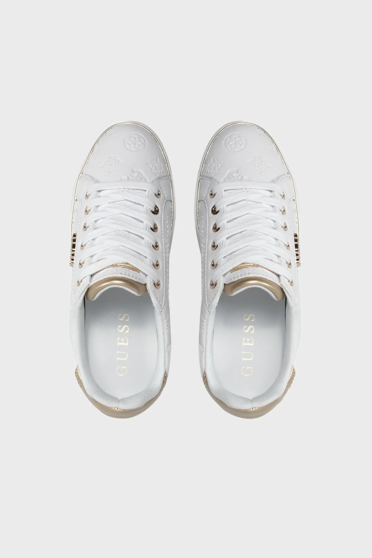 Guess Beckie Sneaker Bayan Ayakkabı FL5BEKFAL12 WHITE BEYAZ - 12