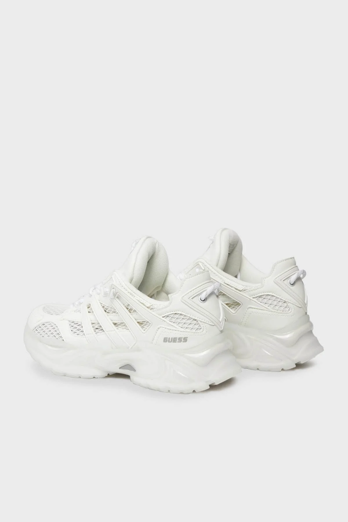Guess Belluna Kalın Tabanlı Sneaker FLJBLLELE12 Bayan Ayakkabı FLJBLL ELE12 WHITE BEYAZ - 3