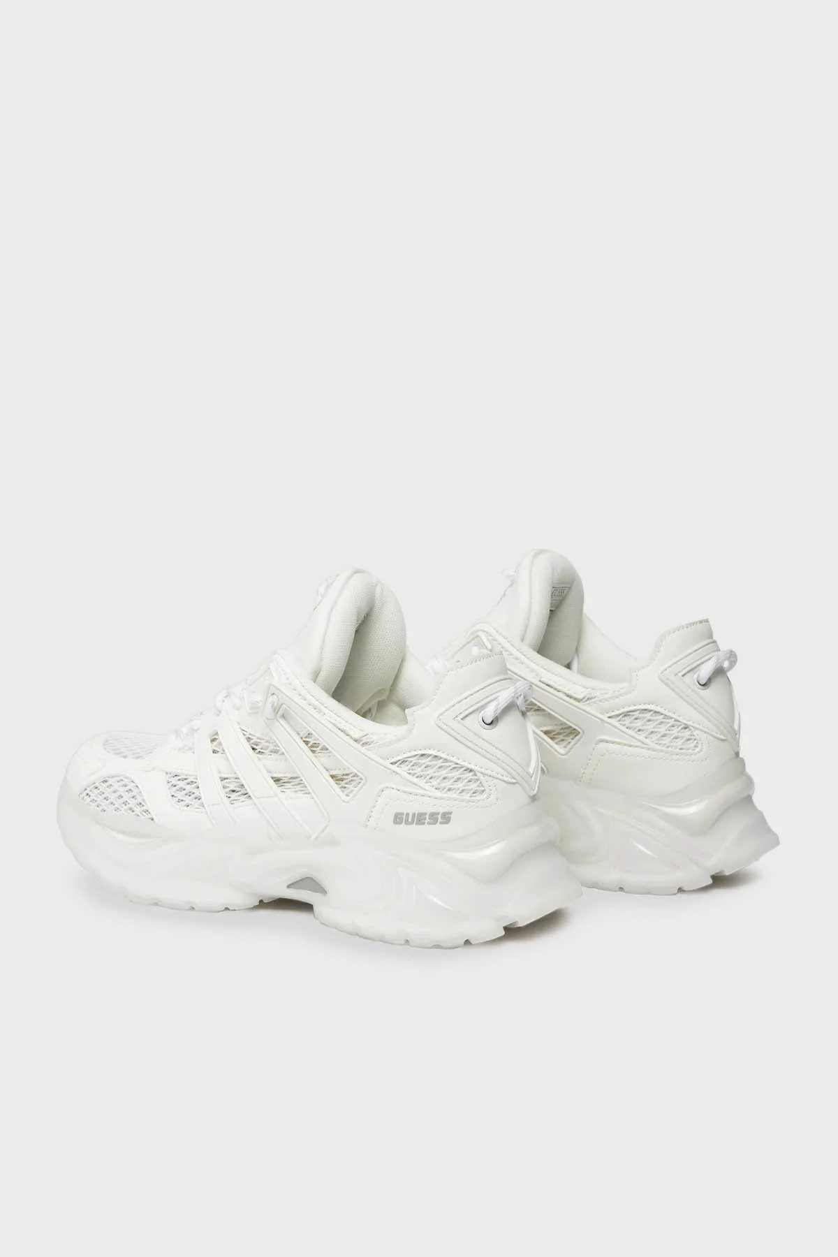 Guess Belluna Kalın Tabanlı Sneaker FLJBLLELE12 Kadın Ayakkabı FLJBLL ELE12 WHITE BEYAZ - 3