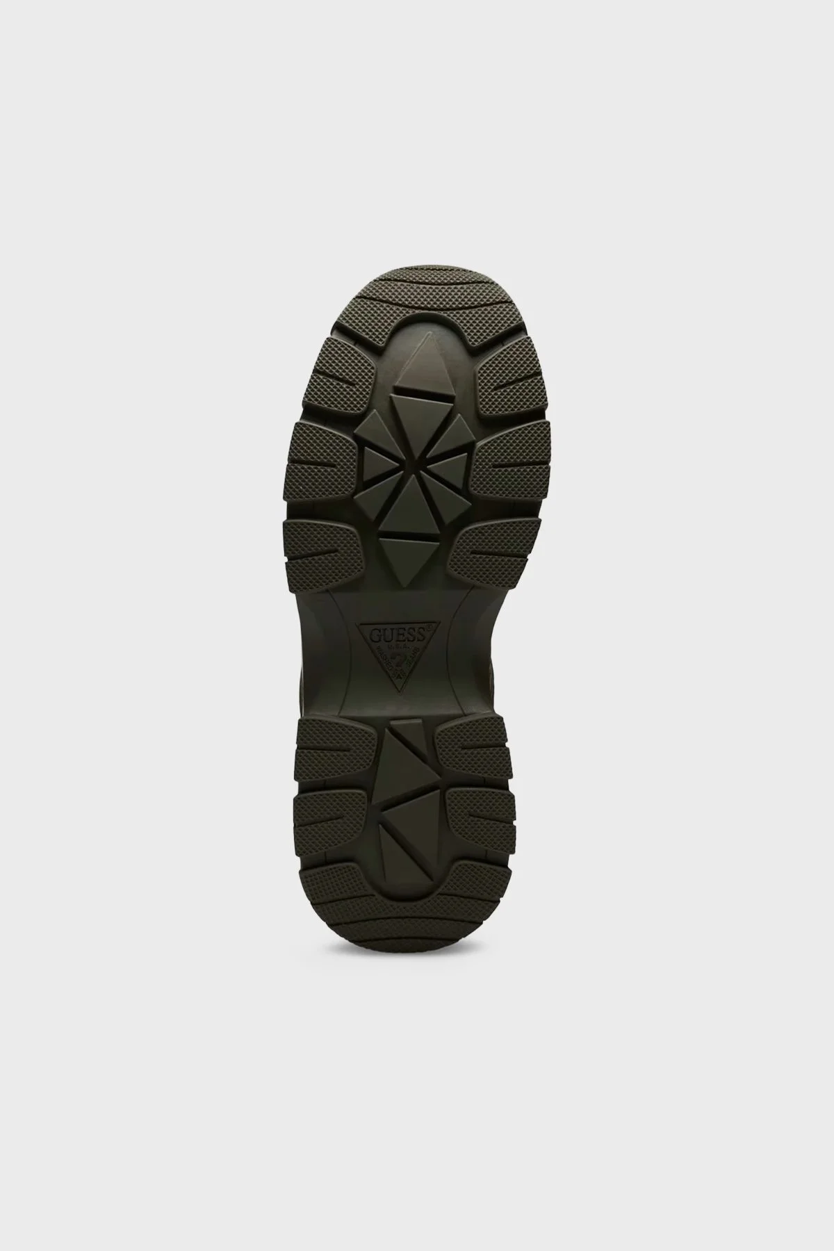 Guess Beneto Logolu Deri Sneaker FLFB2EESU12 Kadın Ayakkabı FLFB2E ESU12 OLIVE Olive - 4