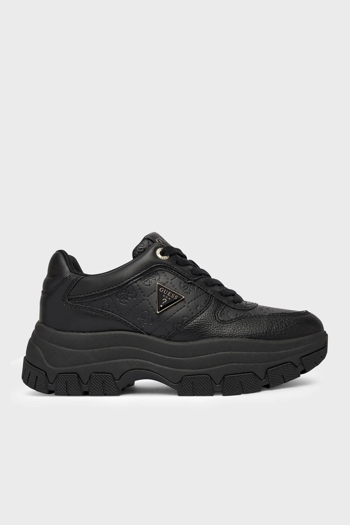 Guess Beneto Logolu Sneaker FLFBE3FAL12 Kadın Ayakkabı FLFBE3 FAL12 BLACK Siyah - 1