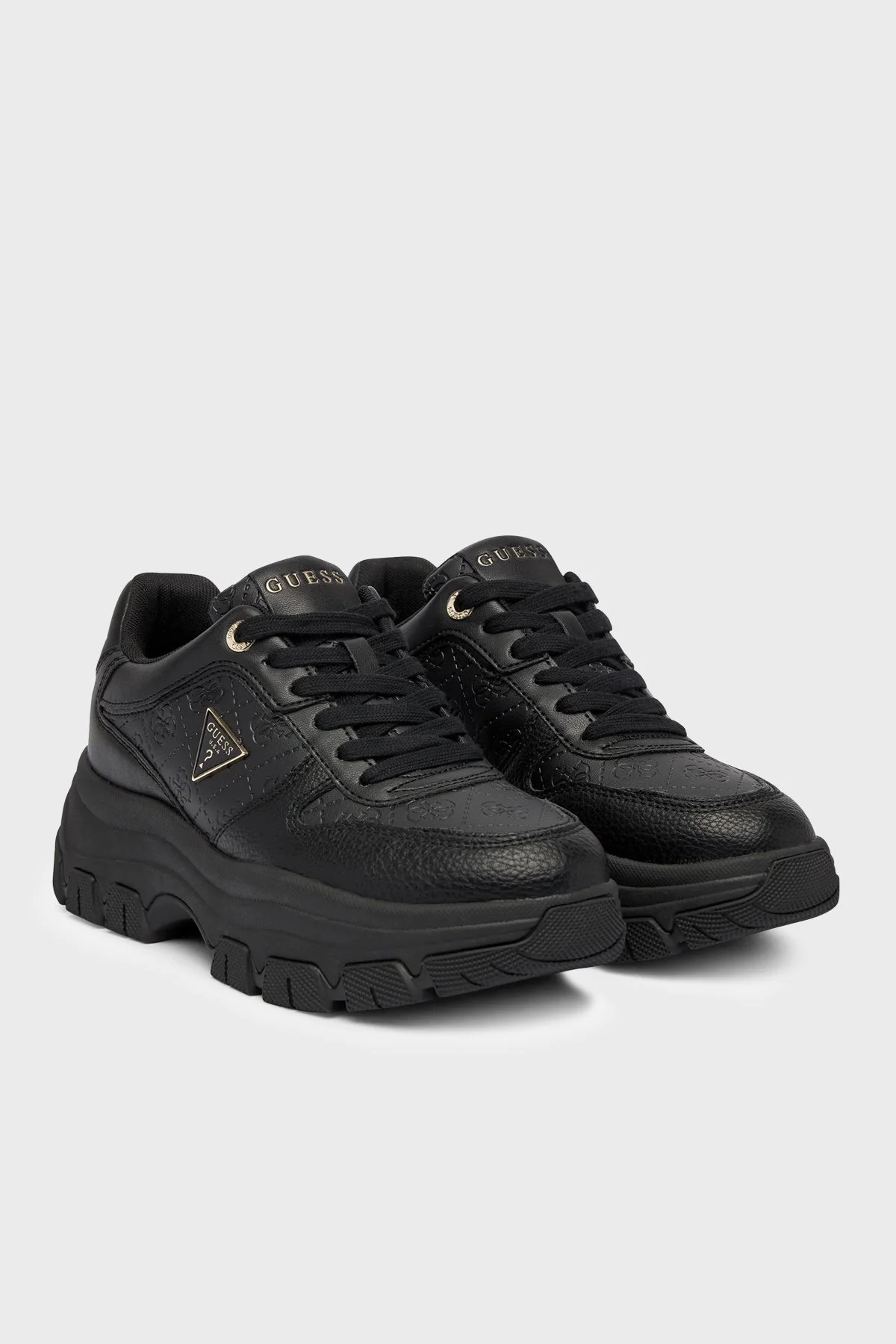 Guess Beneto Logolu Sneaker FLFBE3FAL12 Kadın Ayakkabı FLFBE3 FAL12 BLACK Siyah - 2