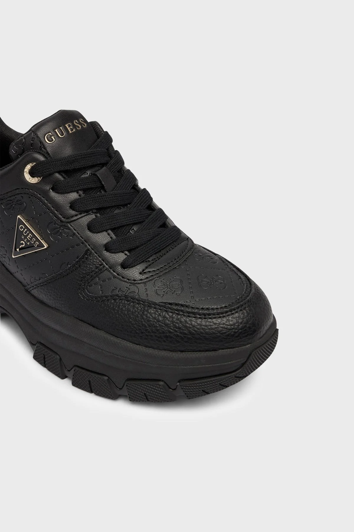 Guess Beneto Logolu Sneaker FLFBE3FAL12 Kadın Ayakkabı FLFBE3 FAL12 BLACK Siyah - 5