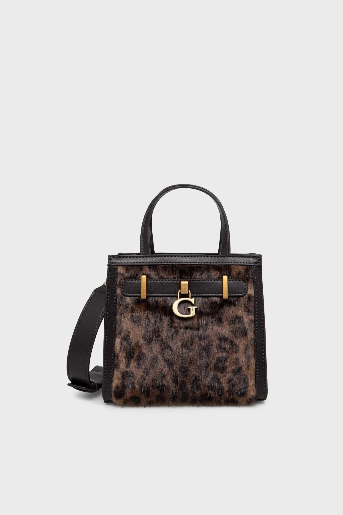 Guess Bergen Çıkarılabilir Uzatma Askılı Bayan Çanta HWWL8973770 LEO LEOPAR - 1