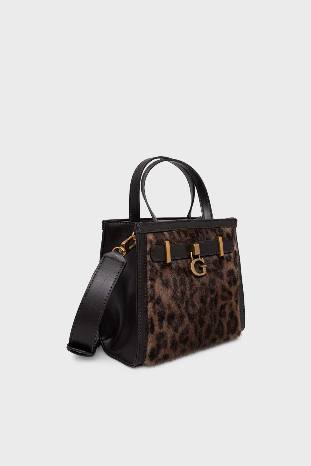 Guess Bergen Çıkarılabilir Uzatma Askılı Bayan Çanta HWWL8973770 LEO LEOPAR - 2