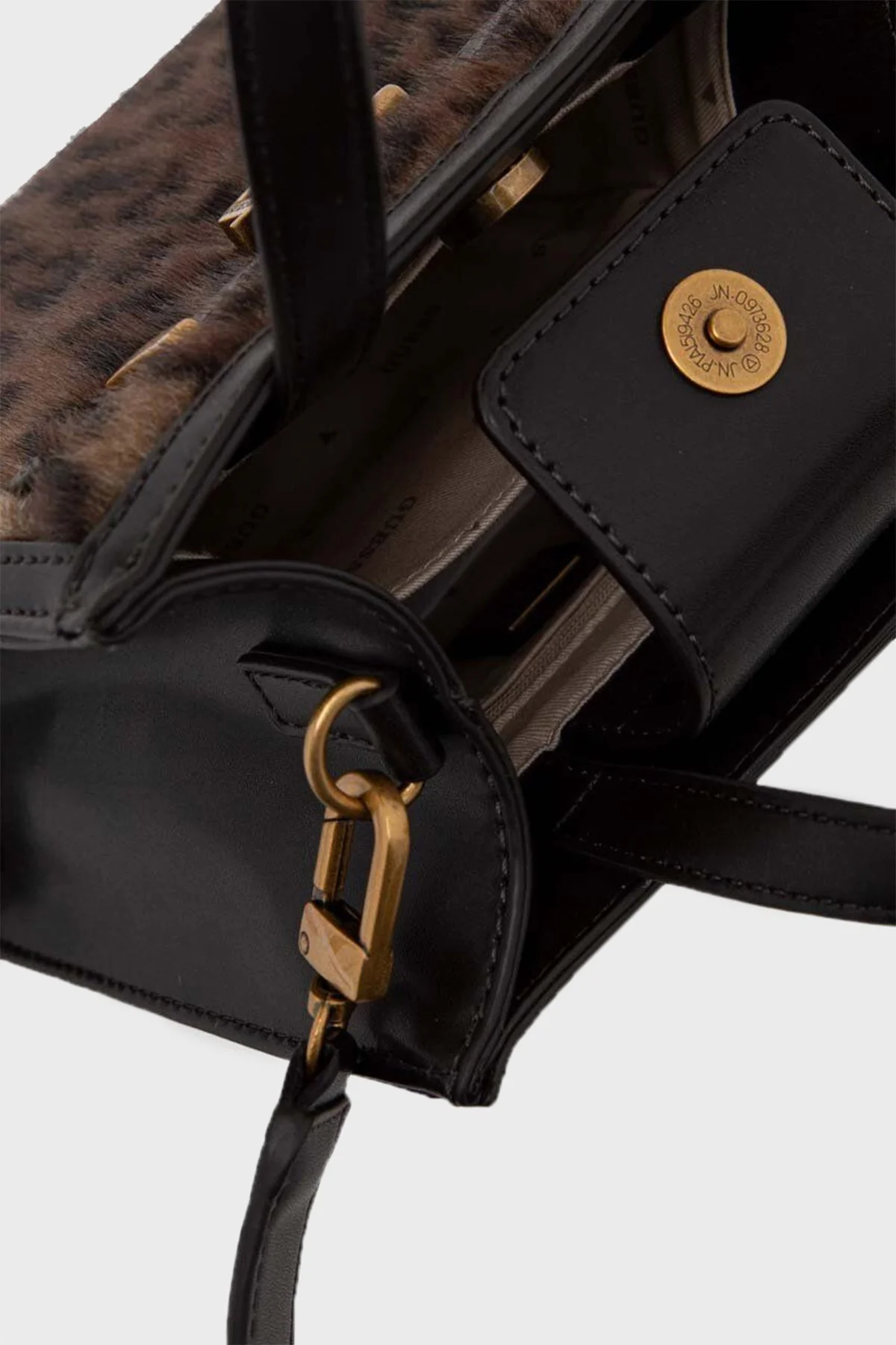 Guess Bergen Çıkarılabilir Uzatma Askılı Bayan Çanta HWWL8973770 LEO LEOPAR - 4