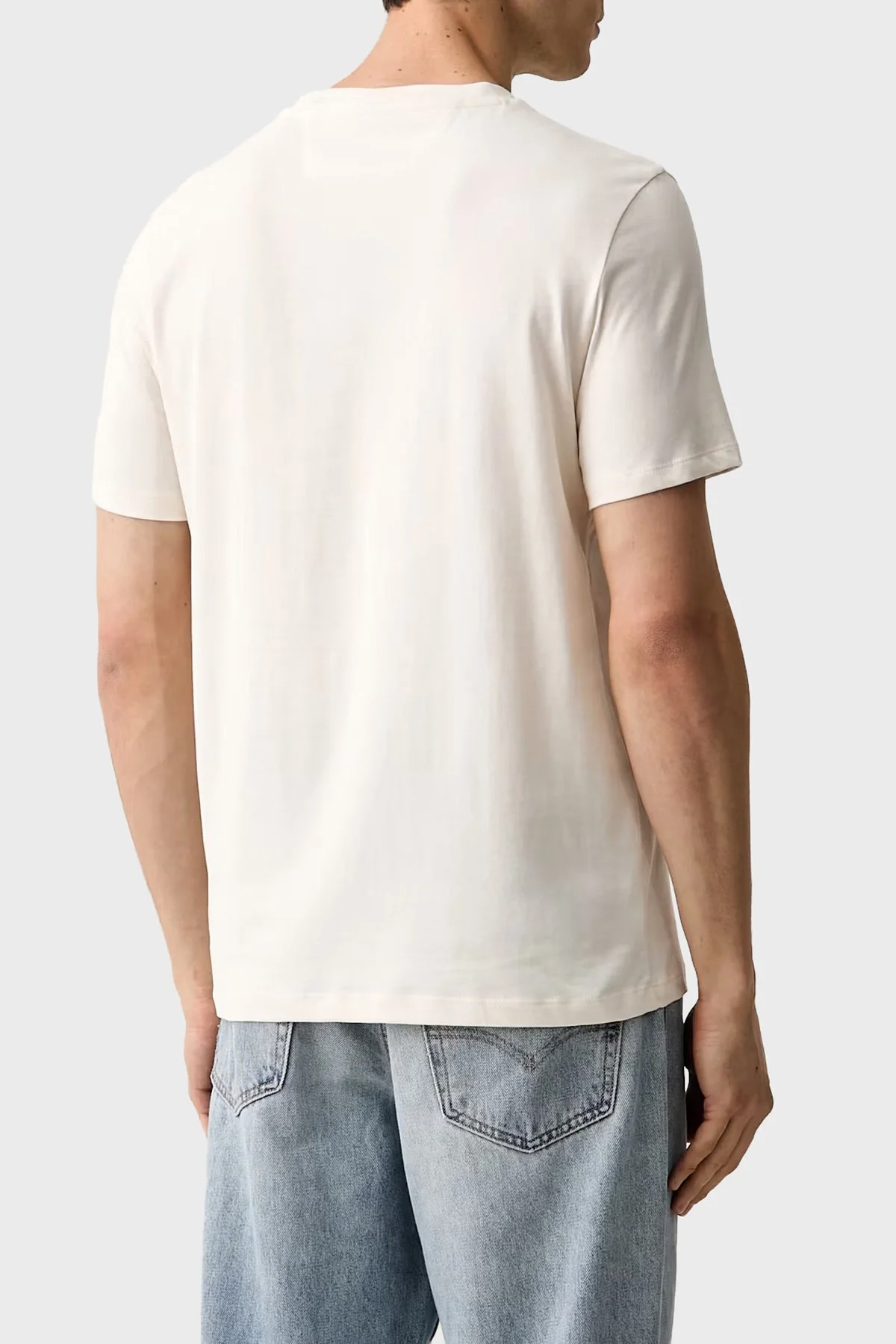Guess Berry Pamuklu Regular Fit Bisiklet Yaka Z6YI28K5092 Erkek T Shirt Z6YI28 K5092 G018 Beyaz - 3
