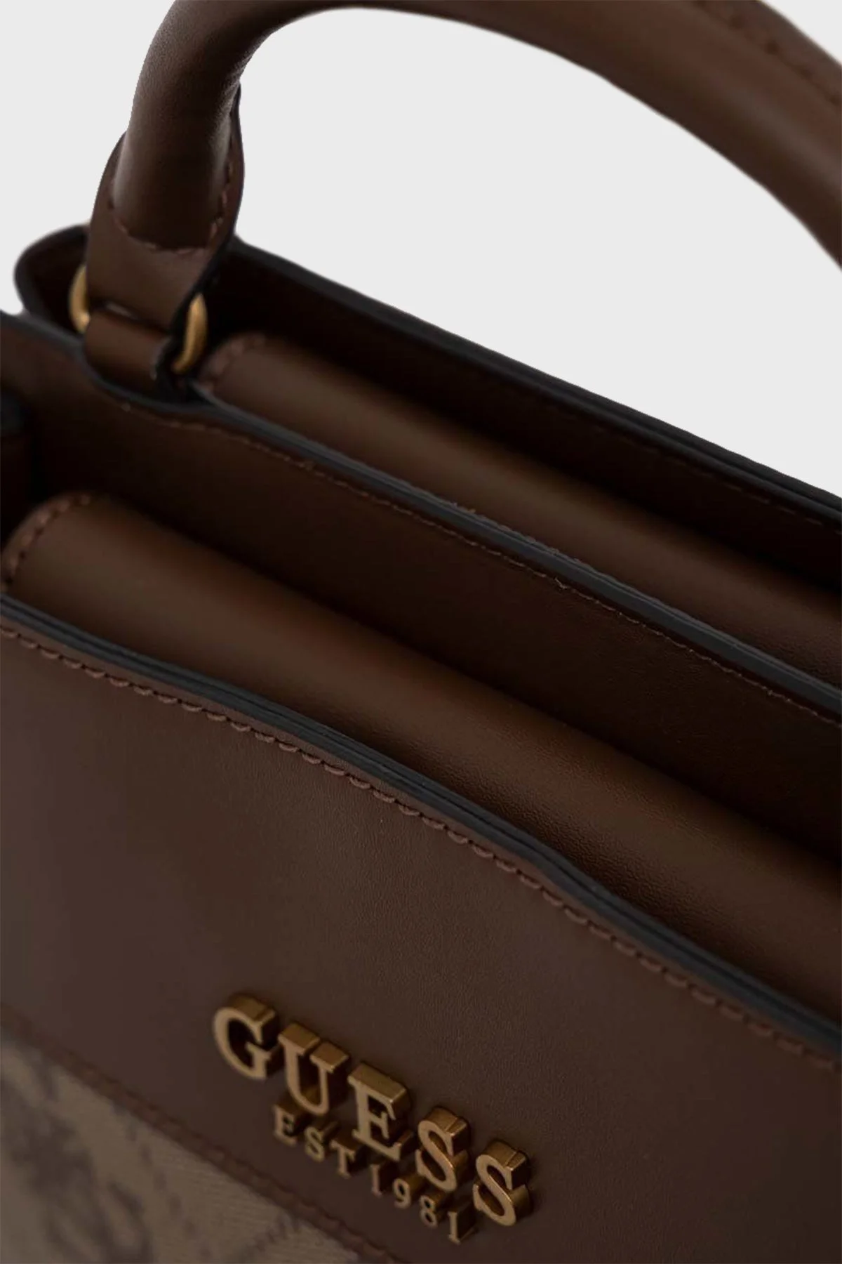 Guess Berta Logolu Çıkarılabilir Omuz Askılı Bayan Çanta HWBB8688050 LGW KAHVE - 3