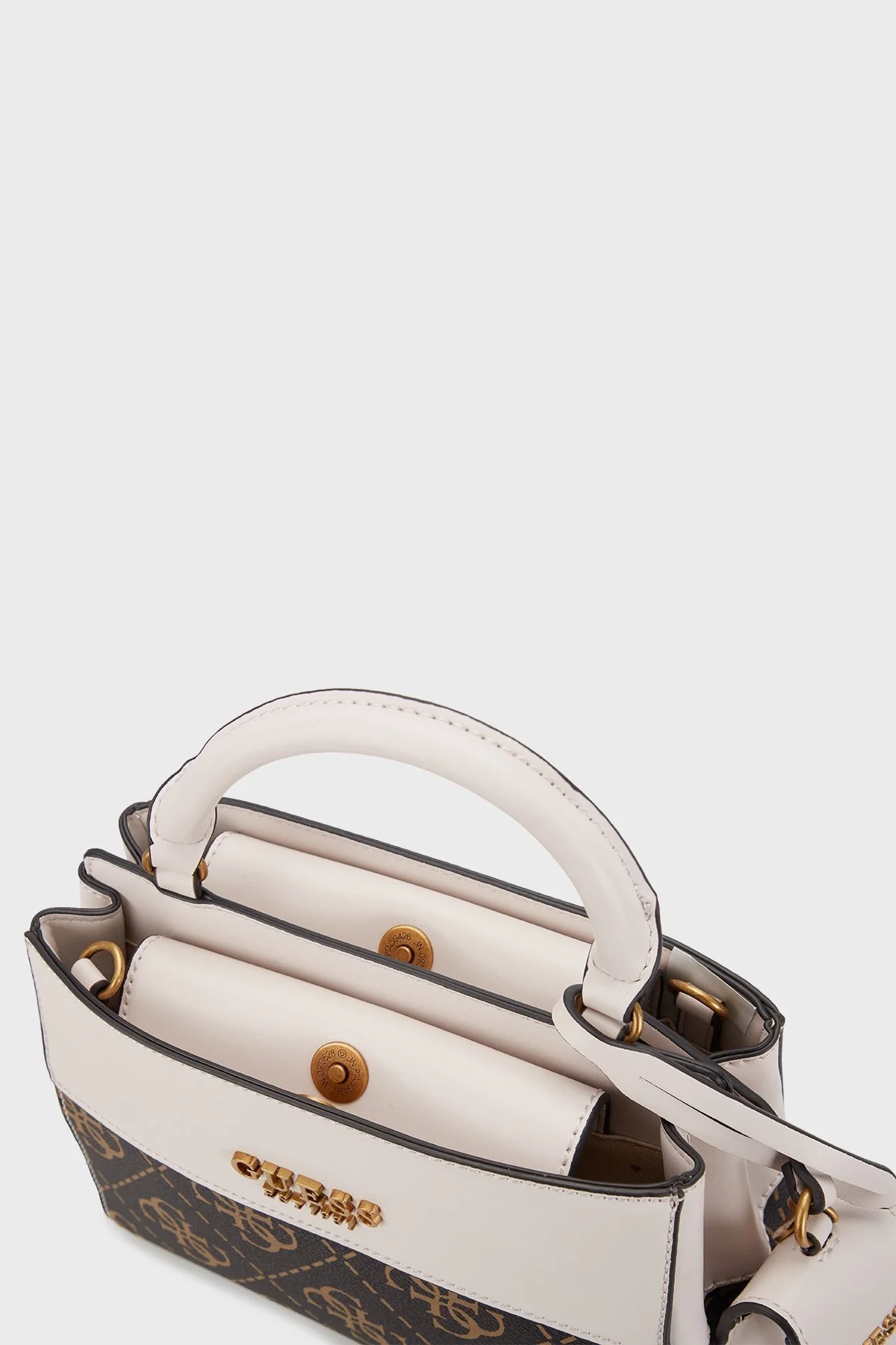 Guess Berta Logolu Çıkarılabilir Omuz Askılı Bayan Çanta HWSB8688050 BWE KAHVE - 4