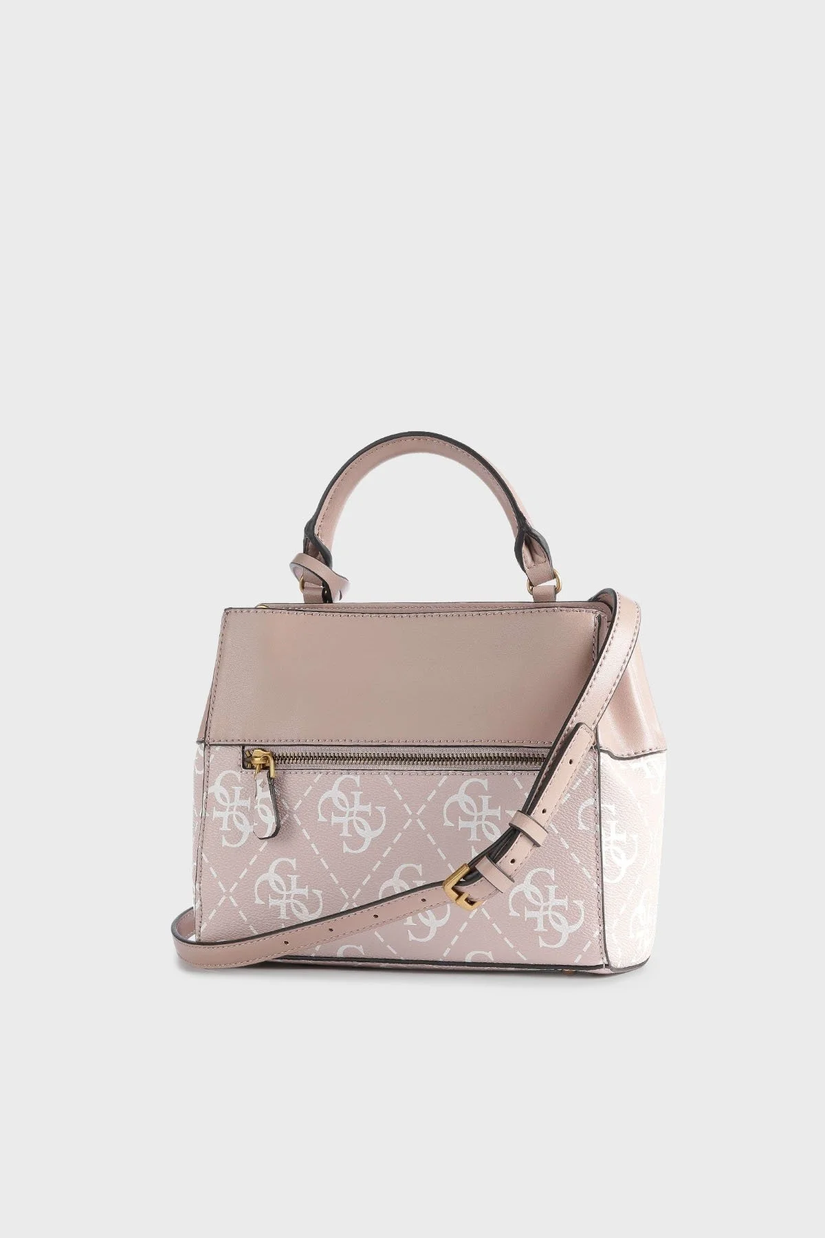 Guess Berta Logolu Çıkarılabilir Omuz Askılı Bayan Çanta HWSB8688050 REG PUDRA - 2
