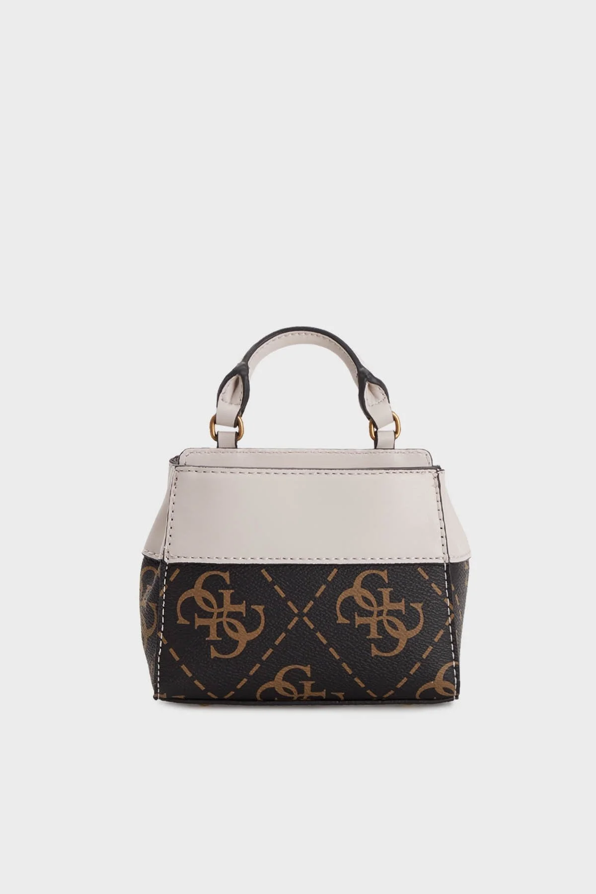 Guess Berta Logolu Çıkarılabilir Omuz Askılı Bayan Çanta HWSB8688770 BWE KAHVE - 3